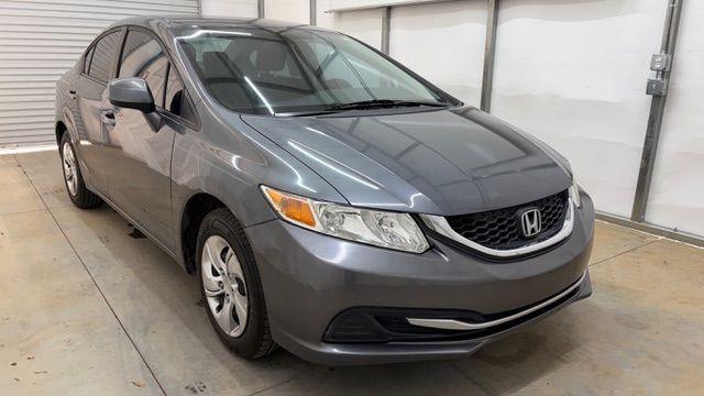 2013 Gray Honda Civic LX (19XFB2F52DE) with an 1.8L I-4 i-VTEC variable valve control engine, located at 1806 Veterans Memorial Hwy SW, Austell, GA, 30168, (770) 944-9558, 33.817959, -84.606987 - Photo#8