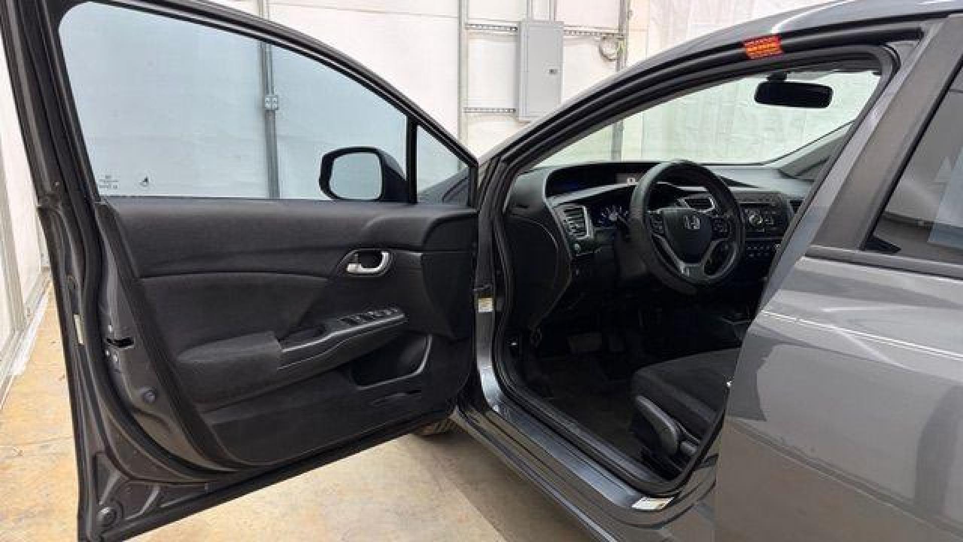 2013 Gray Honda Civic LX (19XFB2F52DE) with an 1.8L I-4 i-VTEC variable valve control engine, located at 1806 Veterans Memorial Hwy SW, Austell, GA, 30168, (770) 944-9558, 33.817959, -84.606987 - Photo#10