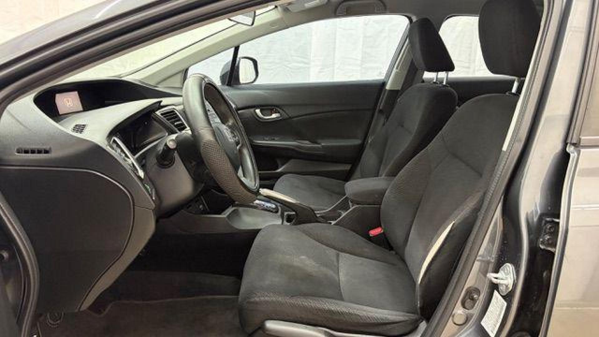 2013 Gray Honda Civic LX (19XFB2F52DE) with an 1.8L I-4 i-VTEC variable valve control engine, located at 1806 Veterans Memorial Hwy SW, Austell, GA, 30168, (770) 944-9558, 33.817959, -84.606987 - Photo#11