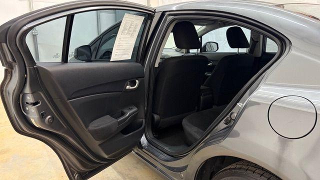 2013 Gray Honda Civic LX (19XFB2F52DE) with an 1.8L I-4 i-VTEC variable valve control engine, located at 1806 Veterans Memorial Hwy SW, Austell, GA, 30168, (770) 944-9558, 33.817959, -84.606987 - Photo#13