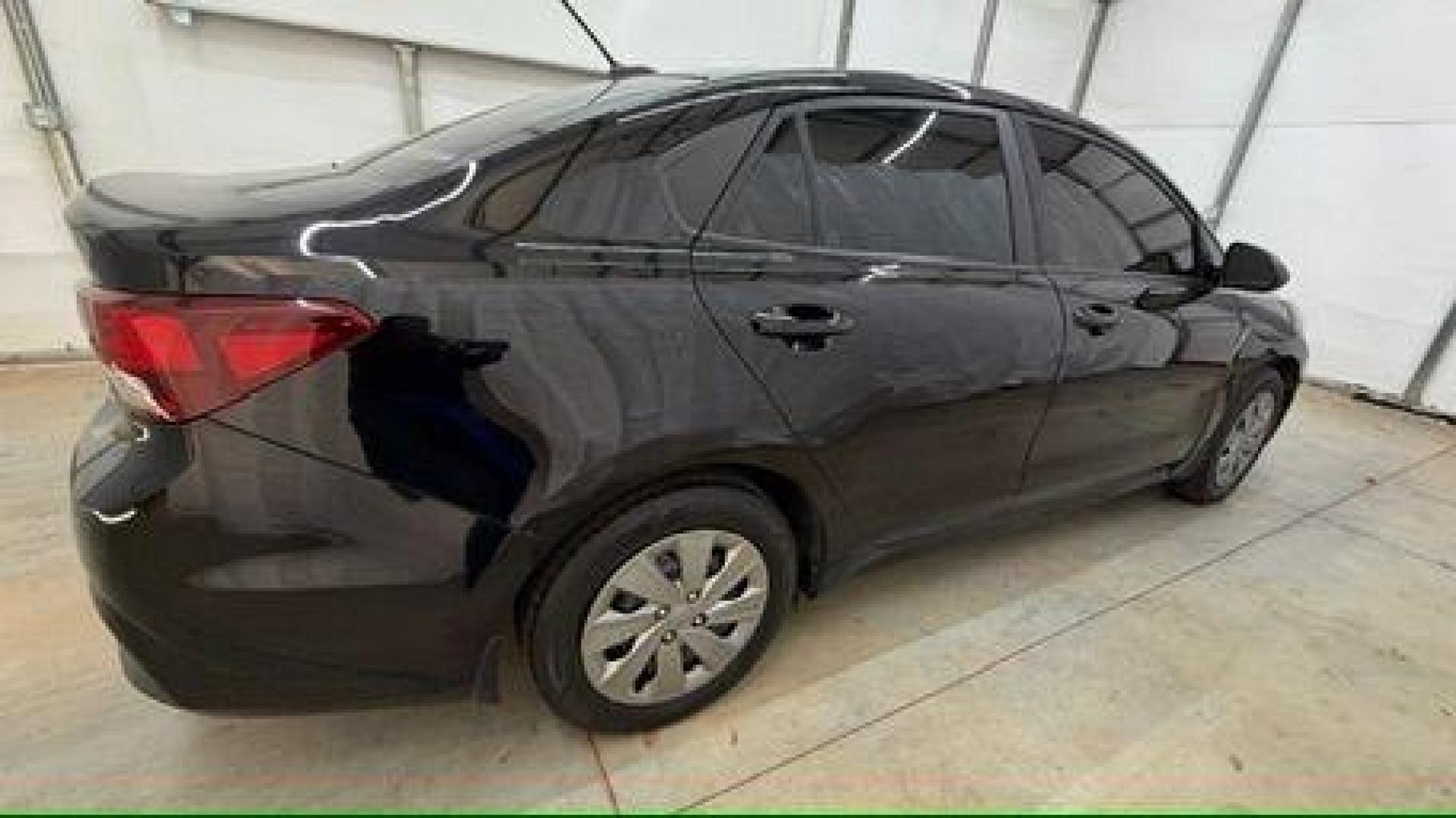 2020 Black Kia Rio S (3KPA24AD2LE) with an Gamma II 1.6L I-4 DOHC engine, located at 1806 Veterans Memorial Hwy SW, Austell, GA, 30168, (770) 944-9558, 33.817959, -84.606987 - Photo#6