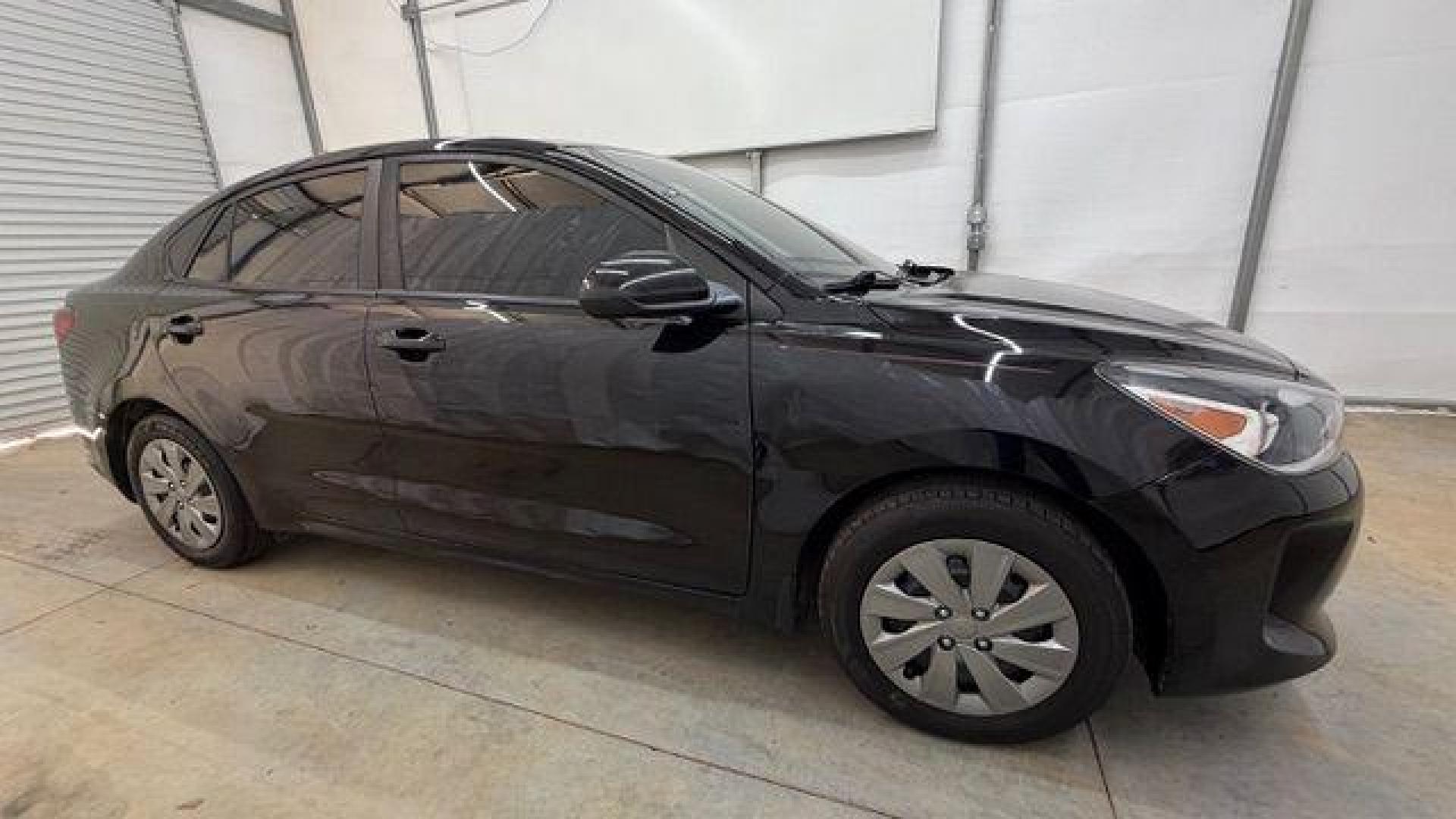 2020 Black Kia Rio S (3KPA24AD2LE) with an Gamma II 1.6L I-4 DOHC engine, located at 1806 Veterans Memorial Hwy SW, Austell, GA, 30168, (770) 944-9558, 33.817959, -84.606987 - Photo#7