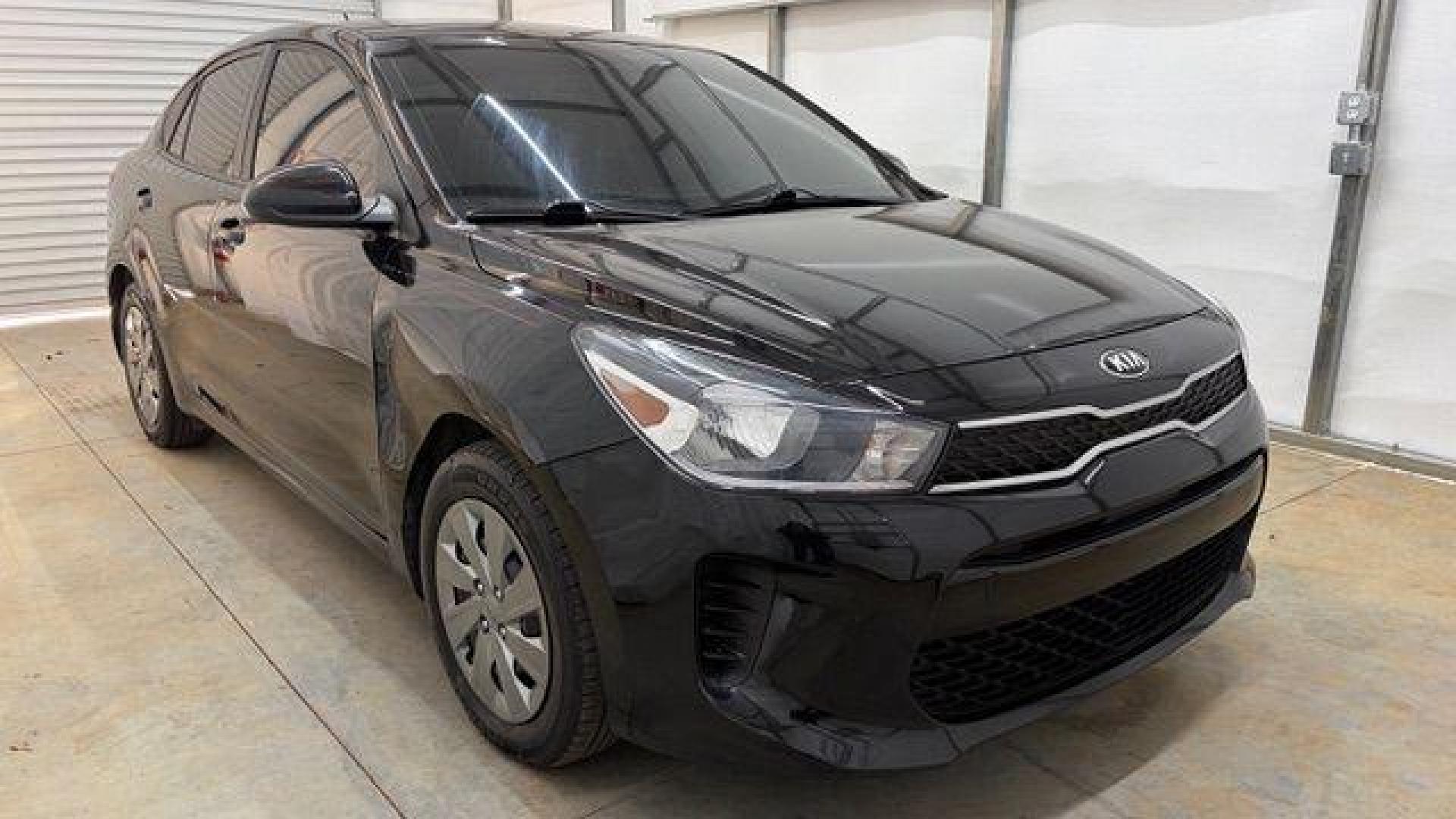 2020 Black Kia Rio S (3KPA24AD2LE) with an Gamma II 1.6L I-4 DOHC engine, located at 1806 Veterans Memorial Hwy SW, Austell, GA, 30168, (770) 944-9558, 33.817959, -84.606987 - Photo#8