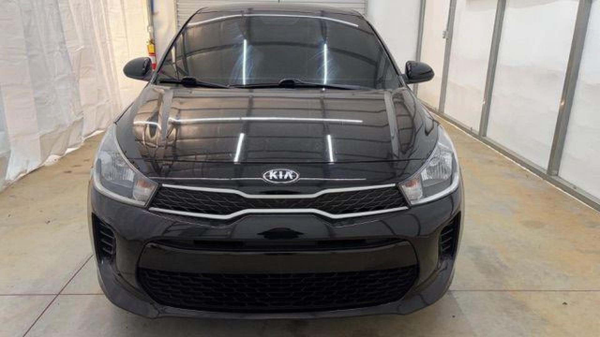 2020 Black Kia Rio S (3KPA24AD2LE) with an Gamma II 1.6L I-4 DOHC engine, located at 1806 Veterans Memorial Hwy SW, Austell, GA, 30168, (770) 944-9558, 33.817959, -84.606987 - Photo#9