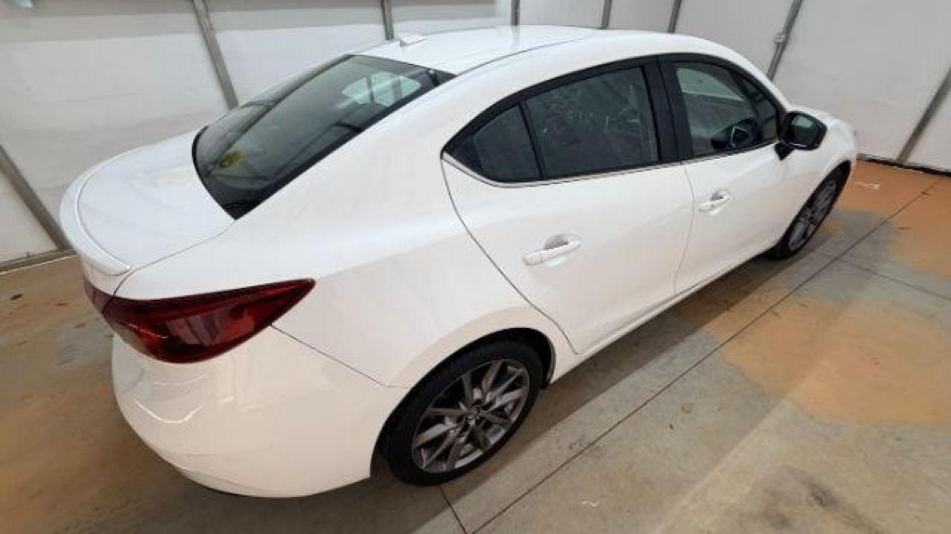 2018 White Mazda Mazda3 Grand Touring (3MZBN1W38JM) with an SKYACTIV-G 2.5L I-4 gasoline direct injection engine, located at 1806 Veterans Memorial Hwy SW, Austell, GA, 30168, (770) 944-9558, 33.817959, -84.606987 - Photo#6
