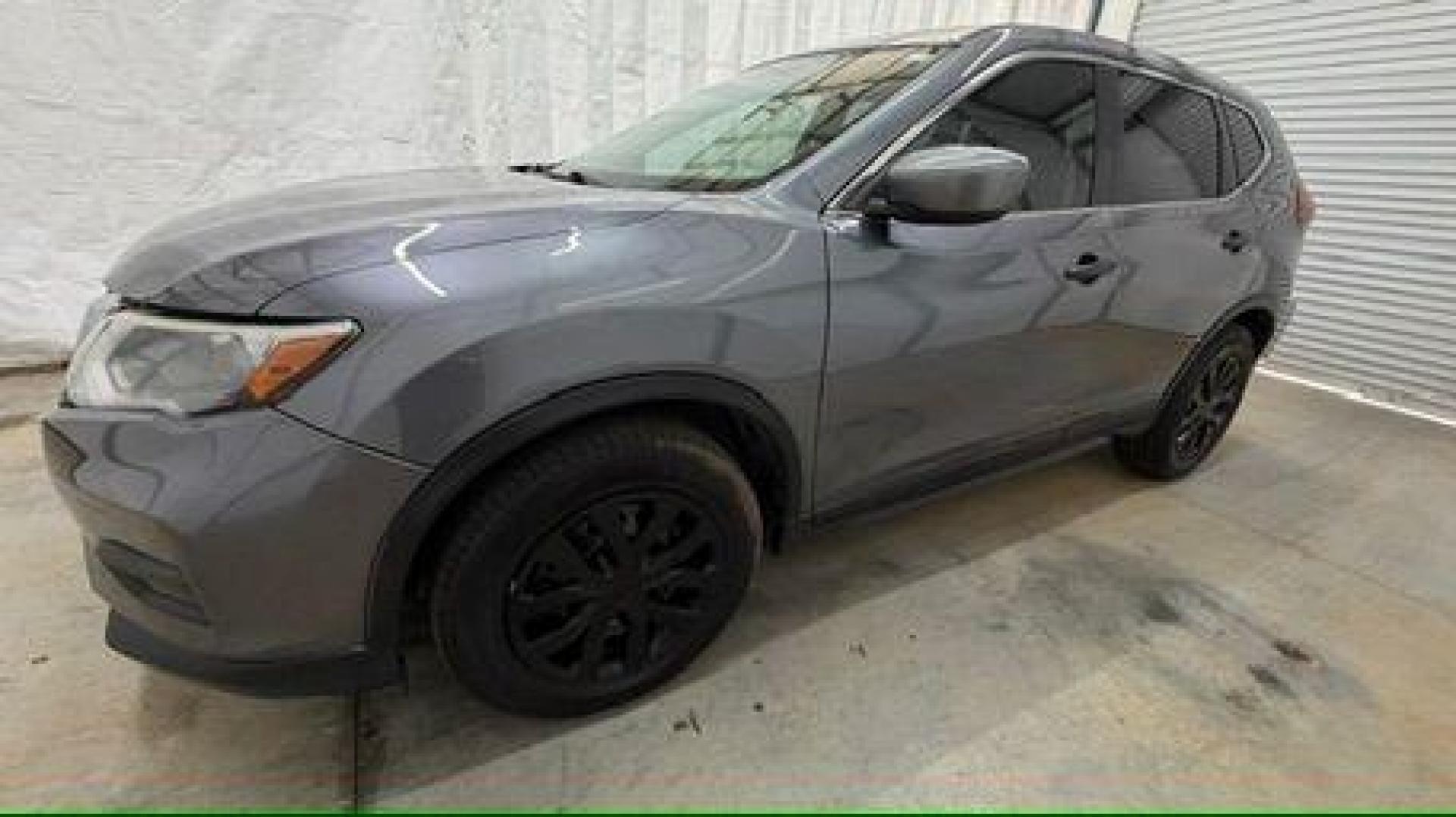 2018 Gray Nissan Rogue S (5N1AT2MT8JC) with an 2.5L I-4 DOHC engine, located at 1806 Veterans Memorial Hwy SW, Austell, GA, 30168, (770) 944-9558, 33.817959, -84.606987- Photo#1
