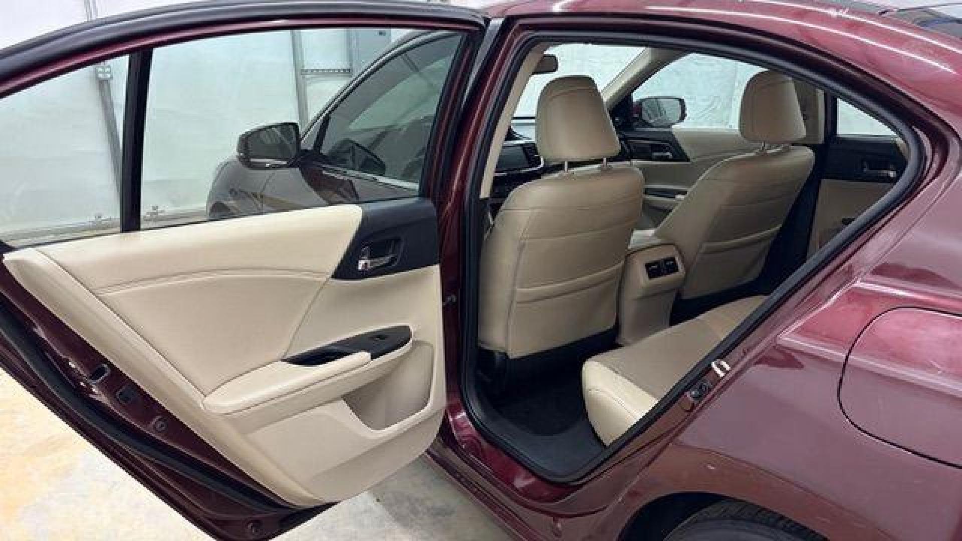 2017 Burgundy Honda Accord EX-L (1HGCR2F84HA) with an 2.4L I-4 gasoline direct injection engine, located at 1806 Veterans Memorial Hwy SW, Austell, GA, 30168, (770) 944-9558, 33.817959, -84.606987 - Photo#13