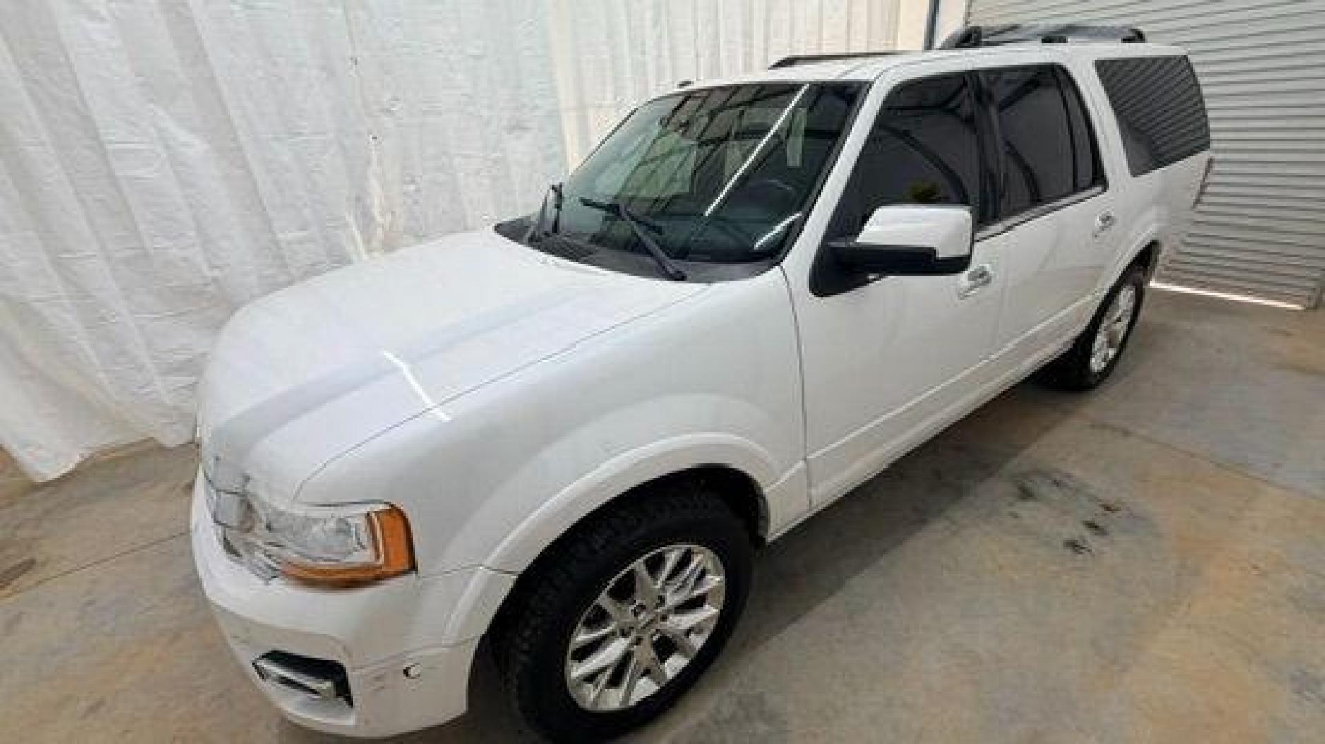 2015 White Ford Expedition EL Limited (1FMJK1KT1FE) with an EcoBoost 3.5L V-6 gasoline direct injection engine, located at 1806 Veterans Memorial Hwy SW, Austell, GA, 30168, (770) 944-9558, 33.817959, -84.606987 - Photo#1