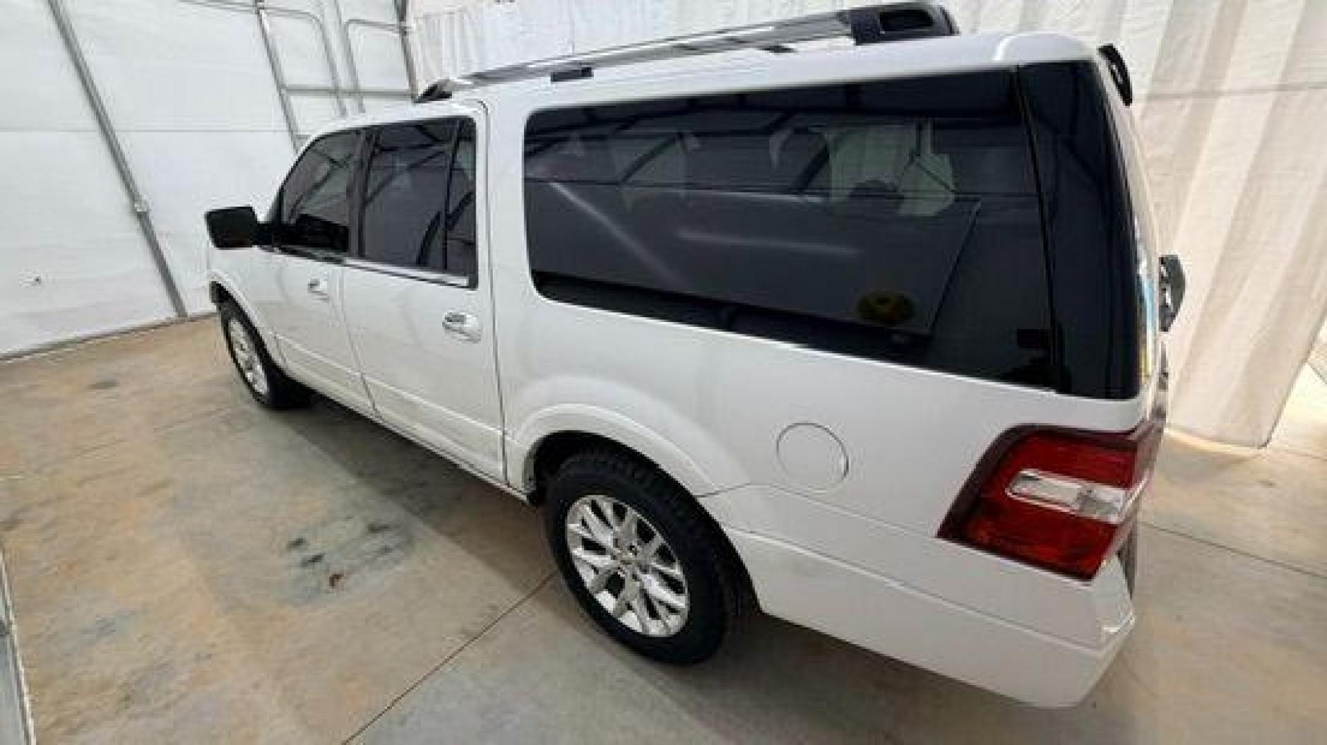 2015 White Ford Expedition EL Limited (1FMJK1KT1FE) with an EcoBoost 3.5L V-6 gasoline direct injection engine, located at 1806 Veterans Memorial Hwy SW, Austell, GA, 30168, (770) 944-9558, 33.817959, -84.606987 - Photo#2