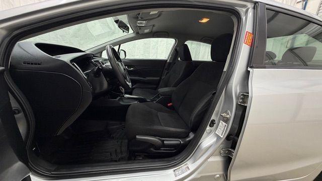 2013 Silver Honda Civic LX (2HGFB2F57DH) with an 1.8L I-4 i-VTEC variable valve control engine, located at 1806 Veterans Memorial Hwy SW, Austell, GA, 30168, (770) 944-9558, 33.817959, -84.606987 - Photo#12