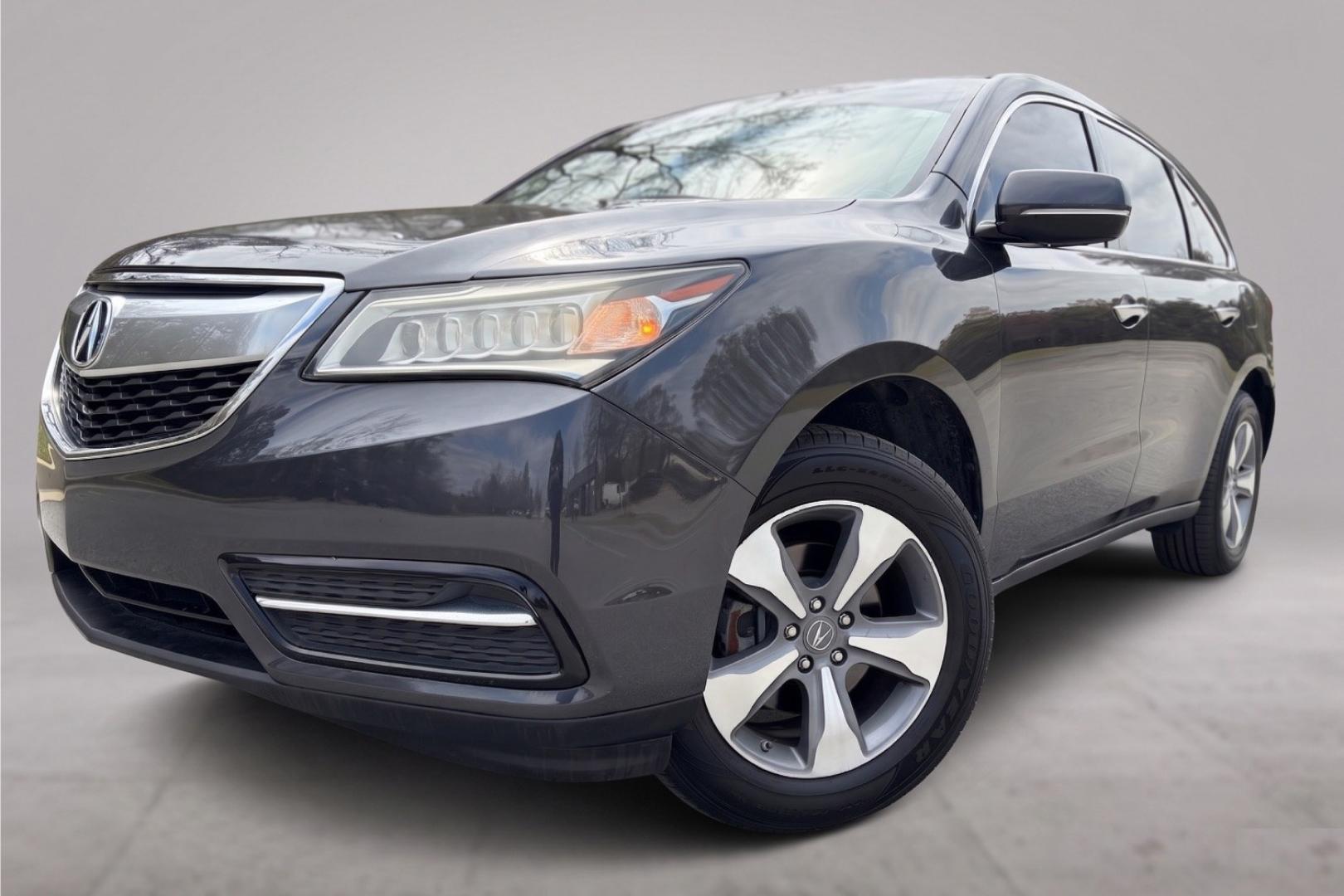 2015 Gray Acura MDX Base (5FRYD4H27FB) , located at 1806 Veterans Memorial Hwy SW, Austell, GA, 30168, (770) 944-9558, 33.817959, -84.606987- Photo#0