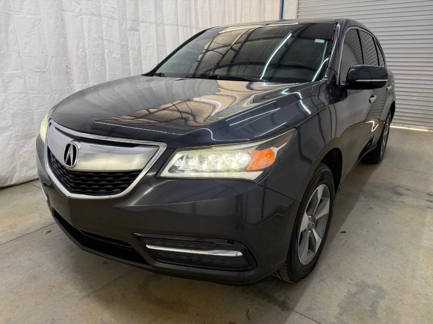 2015 Gray Acura MDX Base (5FRYD4H27FB) , located at 1806 Veterans Memorial Hwy SW, Austell, GA, 30168, (770) 944-9558, 33.817959, -84.606987- Photo#1