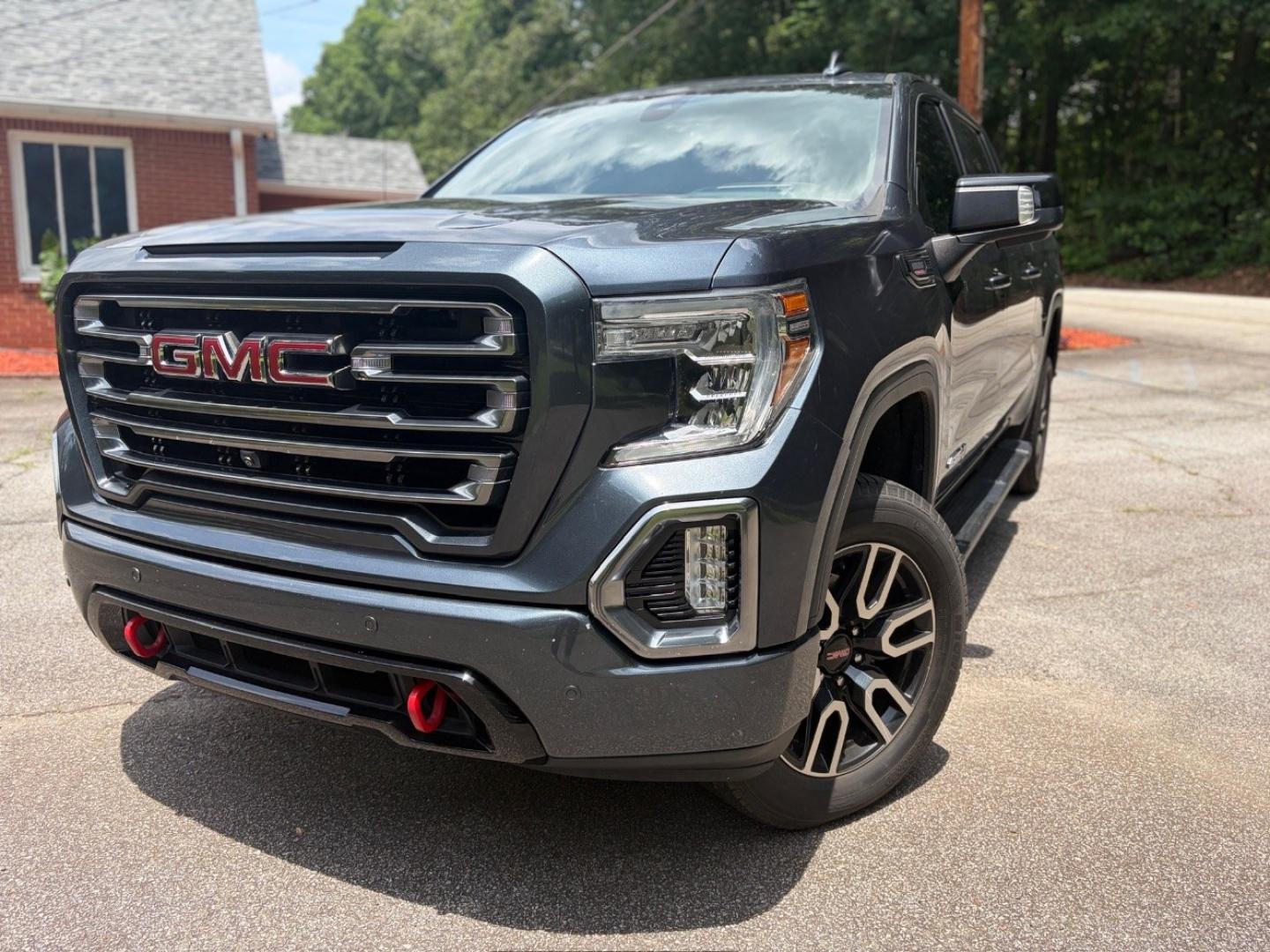 2020 Gray GMC Sierra 1500 4WD Crew Cab Short Box AT4 (3GTU9EET3LG) with an Duramax 3L I-6 diesel direct injection engine, located at 1806 Veterans Memorial Hwy SW, Austell, GA, 30168, (770) 944-9558, 33.817959, -84.606987- Photo#1