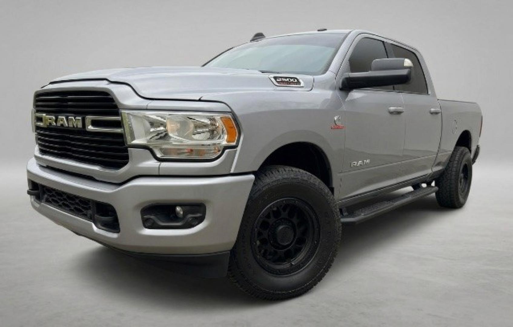 2019 Silver Ram 2500 Big Horn Crew Cab 4x2 6'4 Box (3C6UR4DL9KG) with an Cummins 6.7L I-6 diesel direct injection engine, located at 1806 Veterans Memorial Hwy SW, Austell, GA, 30168, (770) 944-9558, 33.817959, -84.606987- Photo#0