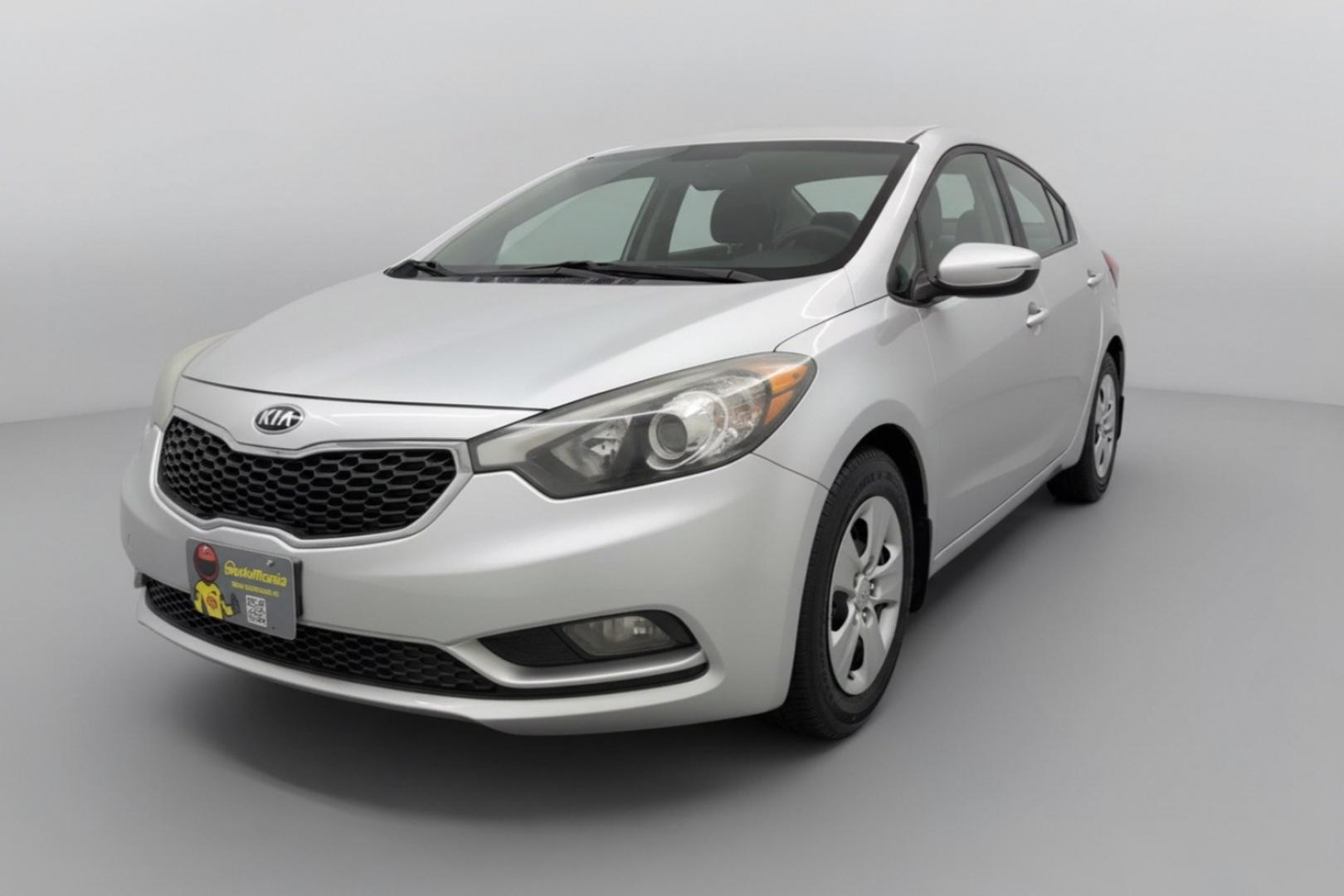 2015 Silver Kia Forte LX (KNAFK4A65F5) with an 1.8L I-4 DOHC engine, located at 1806 Veterans Memorial Hwy SW, Austell, GA, 30168, (770) 944-9558, 33.817959, -84.606987- Photo#0