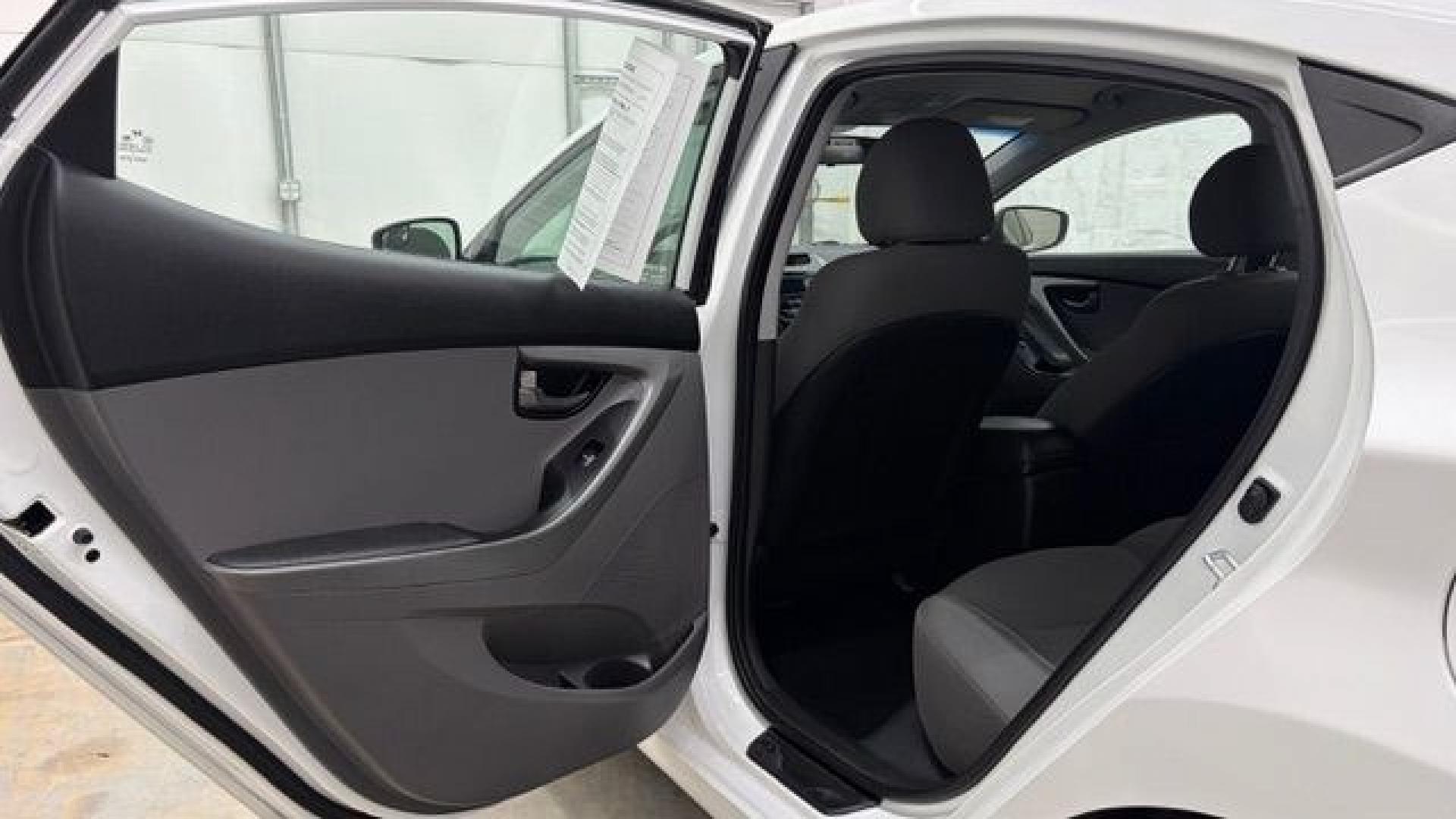 2014 White Hyundai Elantra SE (5NPDH4AE5EH) with an Nu 1.8L I-4 DOHC engine, located at 1806 Veterans Memorial Hwy SW, Austell, GA, 30168, (770) 944-9558, 33.817959, -84.606987- Photo#13