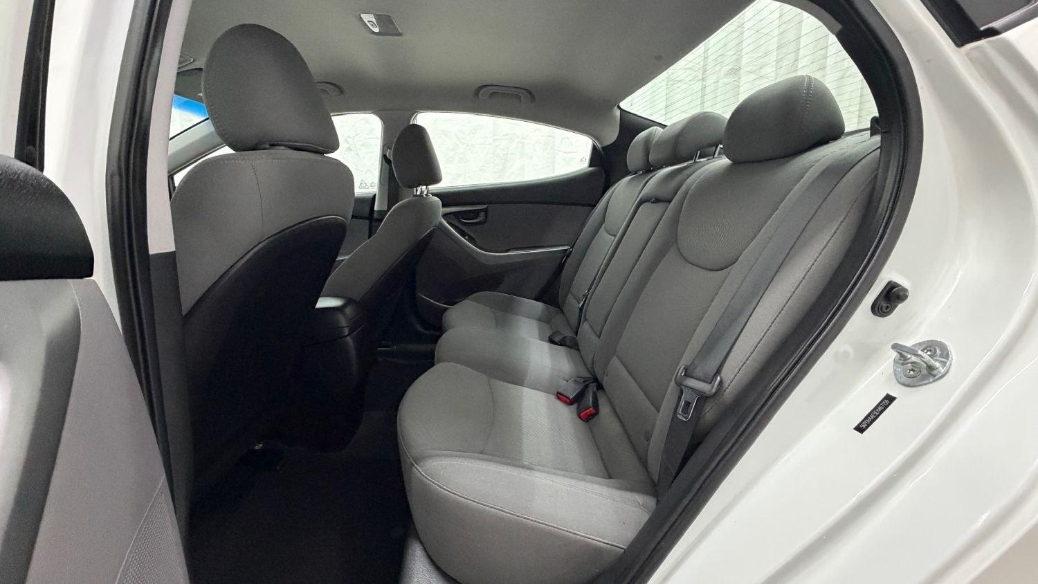 2014 White Hyundai Elantra SE (5NPDH4AE5EH) with an Nu 1.8L I-4 DOHC engine, located at 1806 Veterans Memorial Hwy SW, Austell, GA, 30168, (770) 944-9558, 33.817959, -84.606987- Photo#14