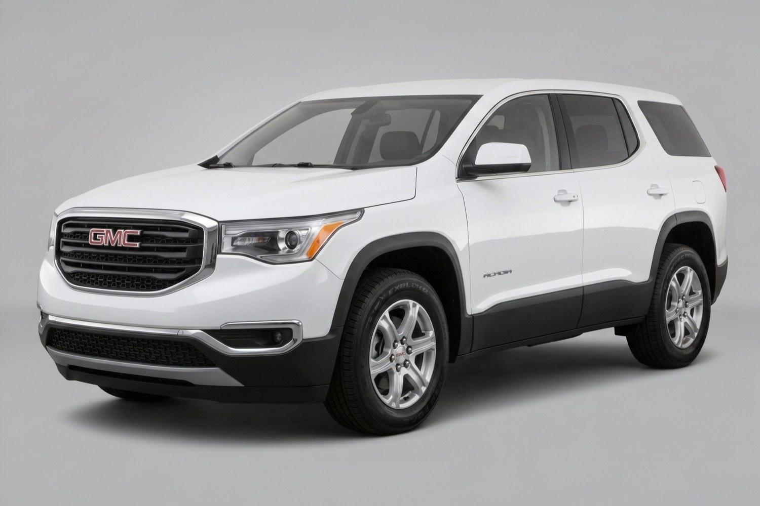 2017 White GMC Acadia SLE-1 (1GKKNKLA1HZ) with an 2.5L I-4 gasoline direct injection engine, located at 1806 Veterans Memorial Hwy SW, Austell, GA, 30168, (770) 944-9558, 33.817959, -84.606987- Photo#0