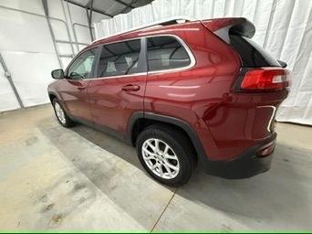 2014 Red Jeep Cherokee Latitude (1C4PJLCS5EW) , located at 1806 Veterans Memorial Hwy SW, Austell, GA, 30168, (770) 944-9558, 33.817959, -84.606987- Photo#2