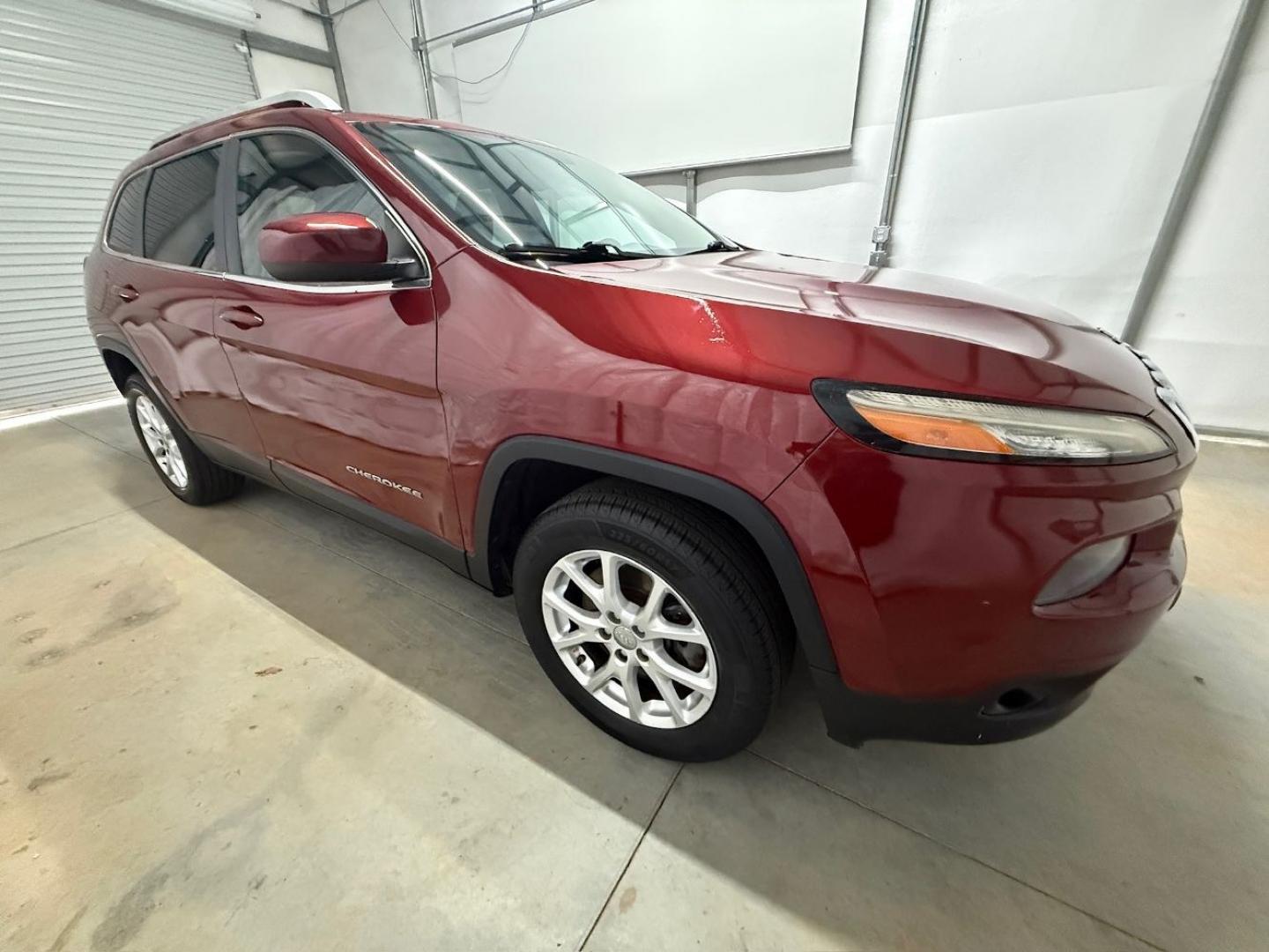 2014 Red Jeep Cherokee Latitude (1C4PJLCS5EW) , located at 1806 Veterans Memorial Hwy SW, Austell, GA, 30168, (770) 944-9558, 33.817959, -84.606987- Photo#7