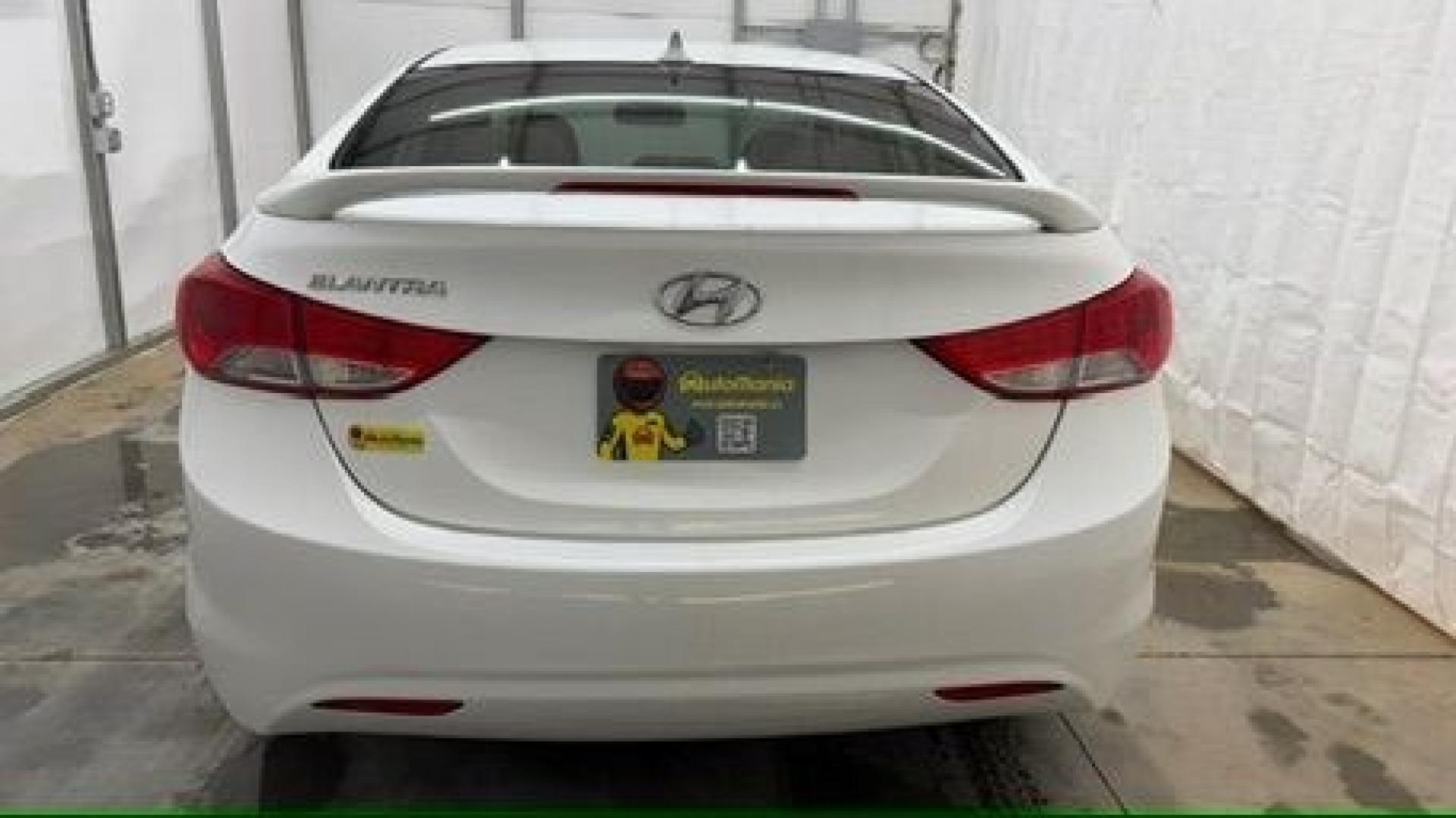 2013 White Hyundai Elantra GLS (5NPDH4AE6DH) with an 1.8L I-4 DOHC engine, located at 1806 Veterans Memorial Hwy SW, Austell, GA, 30168, (770) 944-9558, 33.817959, -84.606987- Photo#4