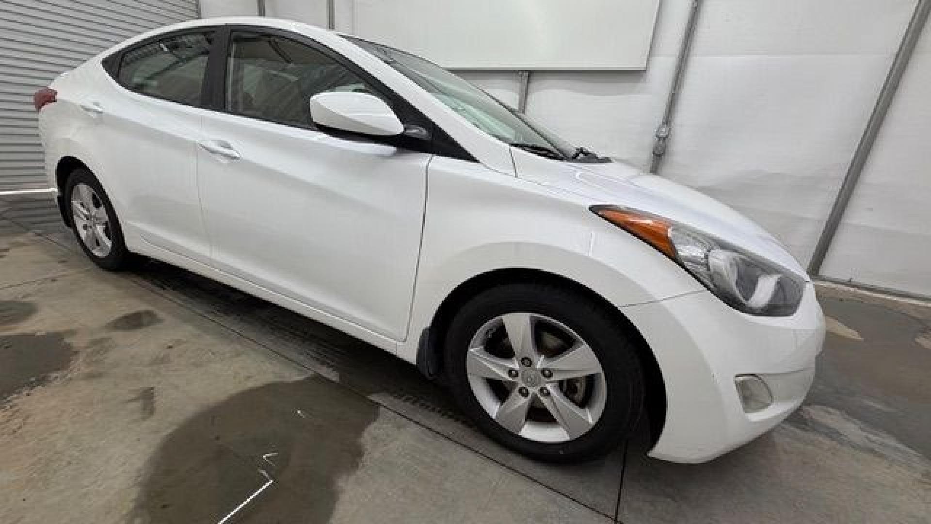 2013 White Hyundai Elantra GLS (5NPDH4AE6DH) with an 1.8L I-4 DOHC engine, located at 1806 Veterans Memorial Hwy SW, Austell, GA, 30168, (770) 944-9558, 33.817959, -84.606987- Photo#7
