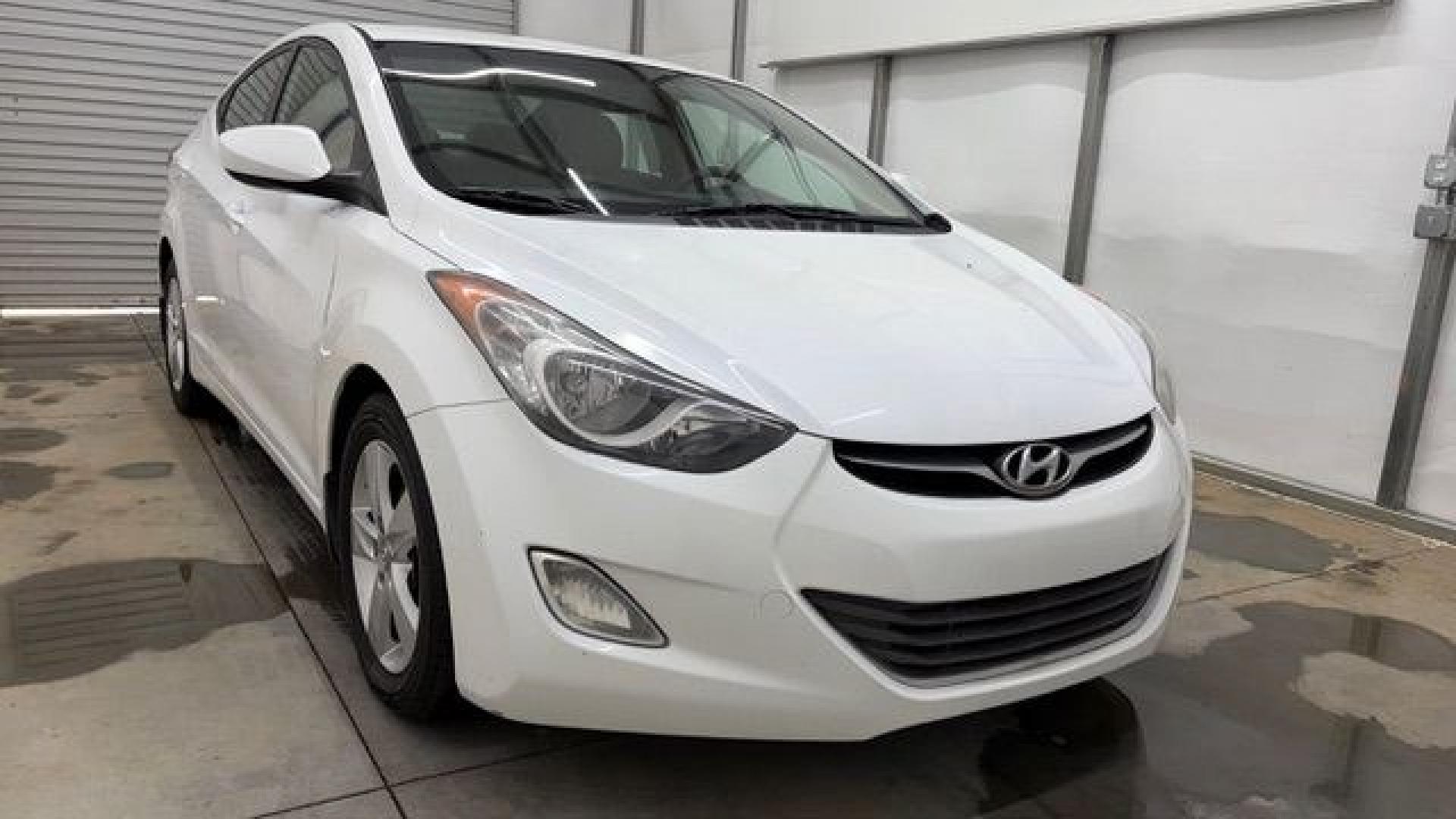 2013 White Hyundai Elantra GLS (5NPDH4AE6DH) with an 1.8L I-4 DOHC engine, located at 1806 Veterans Memorial Hwy SW, Austell, GA, 30168, (770) 944-9558, 33.817959, -84.606987- Photo#8