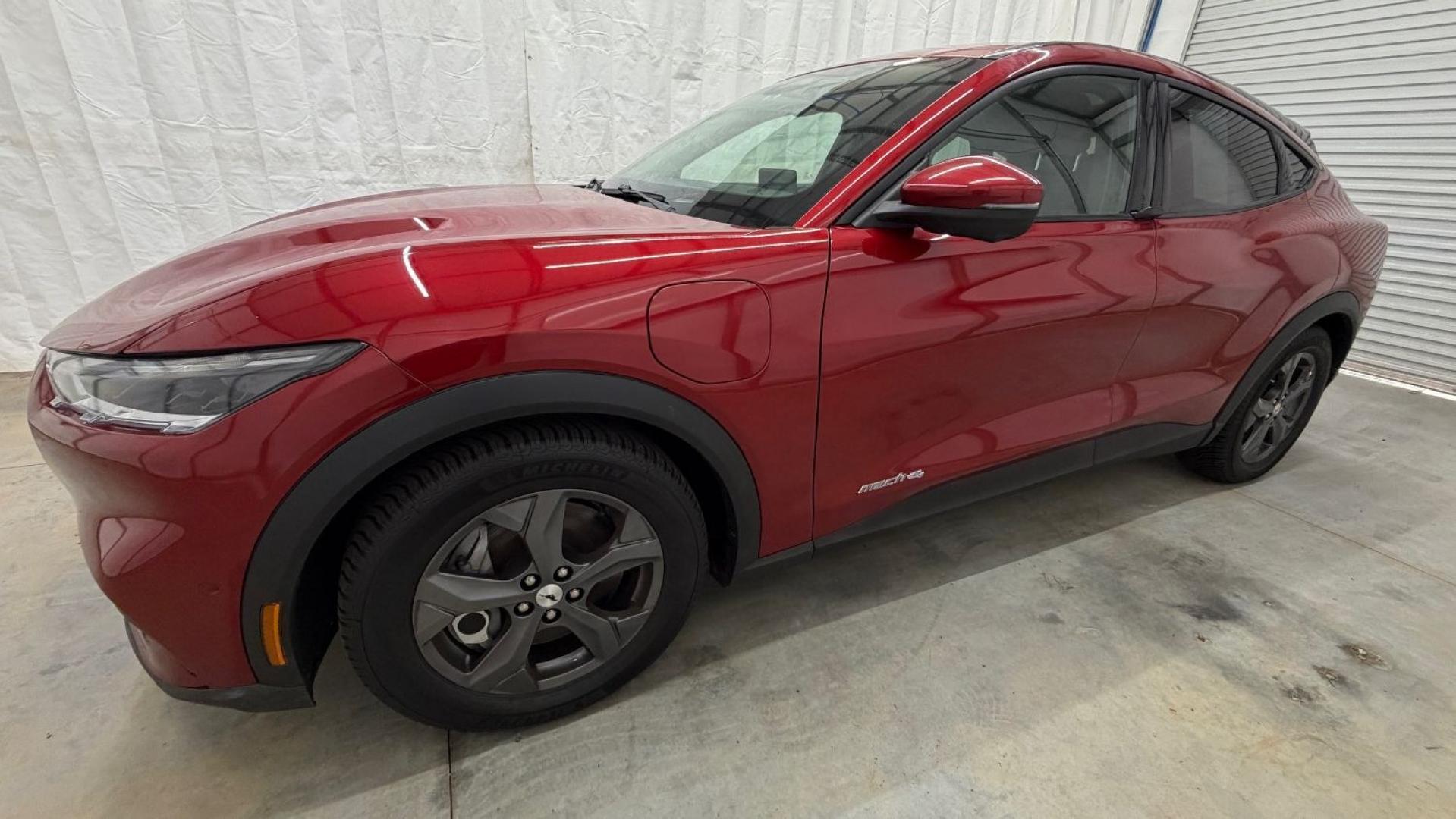 2021 Red Ford Mustang Mach-E Select (3FMTK1SS7MM) , located at 1806 Veterans Memorial Hwy SW, Austell, GA, 30168, (770) 944-9558, 33.817959, -84.606987- Photo#1