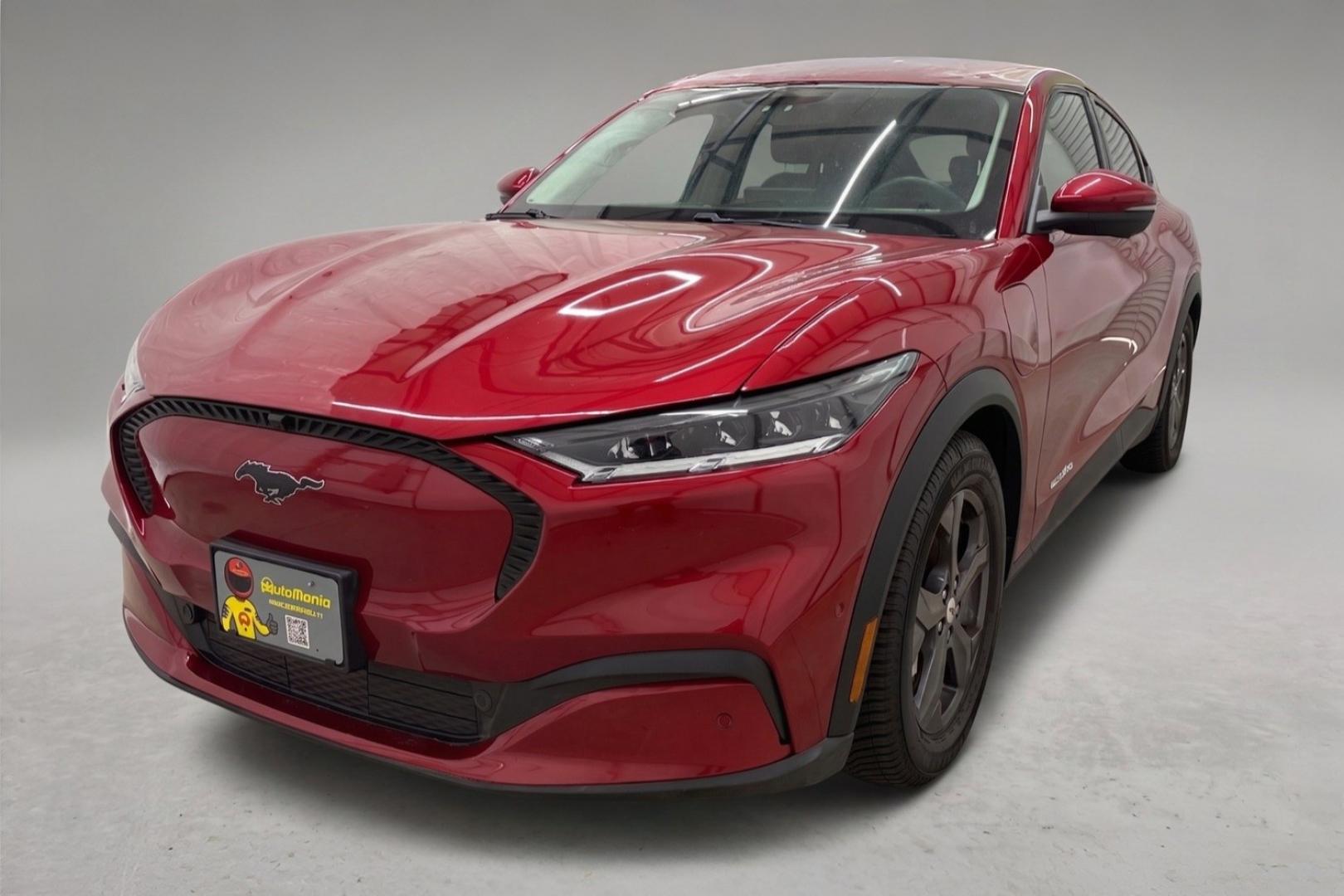 2021 Red Ford Mustang Mach-E Select (3FMTK1SS7MM) , located at 1806 Veterans Memorial Hwy SW, Austell, GA, 30168, (770) 944-9558, 33.817959, -84.606987- Photo#0