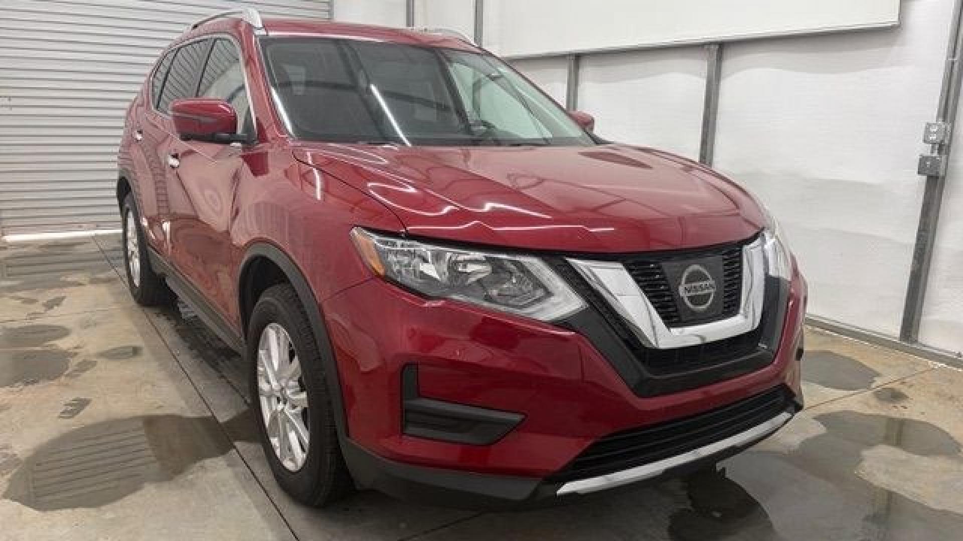 2017 Red Nissan Rogue SV (JN8AT2MT1HW) with an 2.5L I-4 DOHC engine, located at 1806 Veterans Memorial Hwy SW, Austell, GA, 30168, (770) 944-9558, 33.817959, -84.606987- Photo#8