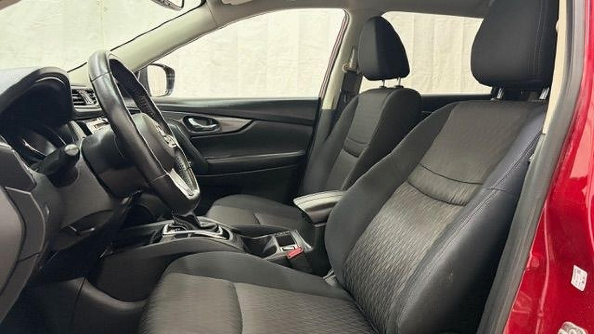 2017 Red Nissan Rogue SV (JN8AT2MT1HW) with an 2.5L I-4 DOHC engine, located at 1806 Veterans Memorial Hwy SW, Austell, GA, 30168, (770) 944-9558, 33.817959, -84.606987- Photo#11