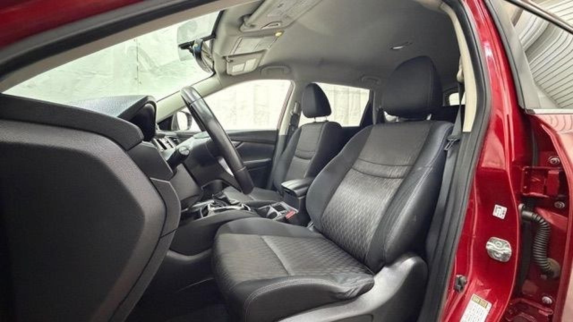 2017 Red Nissan Rogue SV (JN8AT2MT1HW) with an 2.5L I-4 DOHC engine, located at 1806 Veterans Memorial Hwy SW, Austell, GA, 30168, (770) 944-9558, 33.817959, -84.606987- Photo#12
