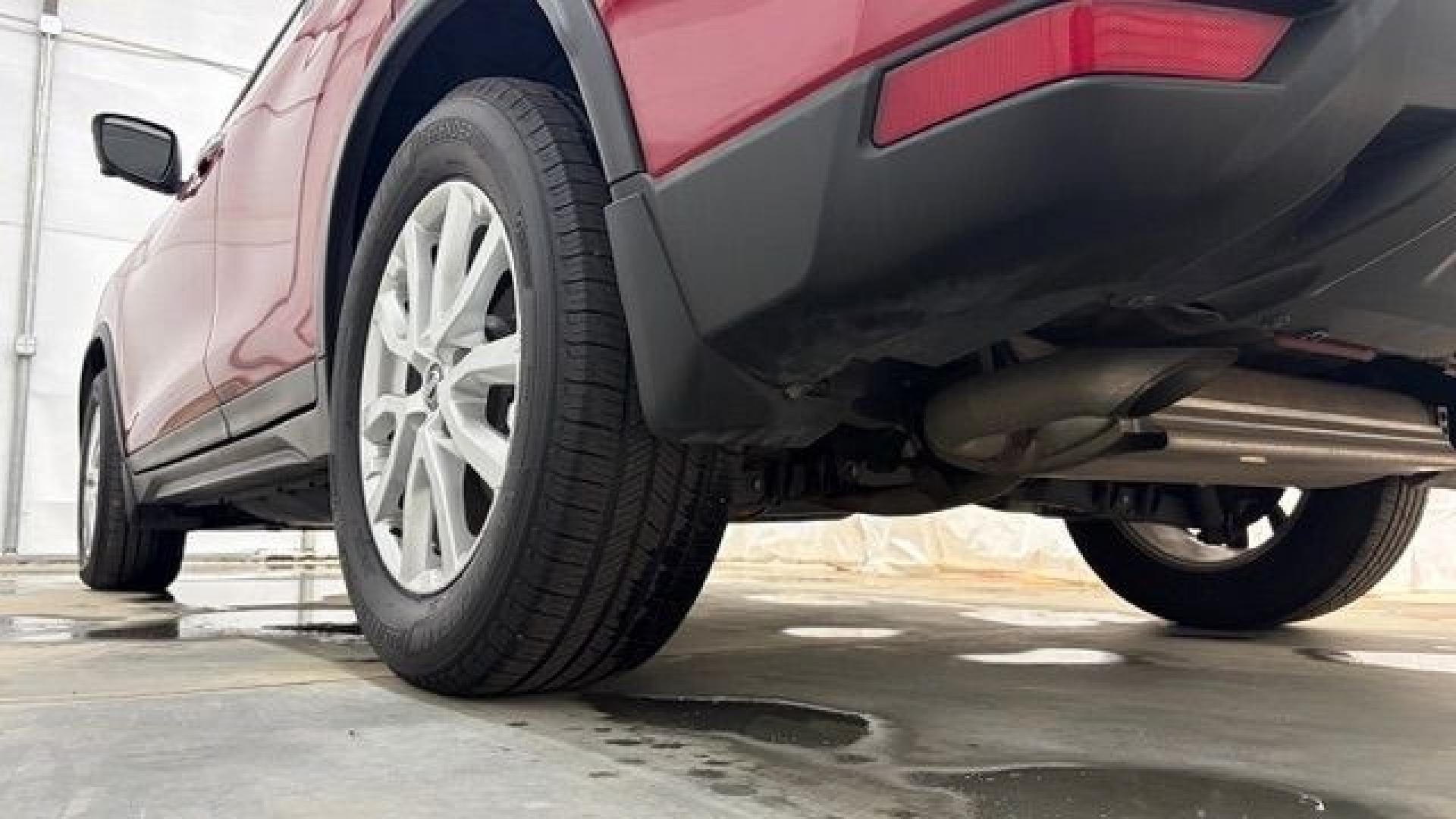 2017 Red Nissan Rogue SV (JN8AT2MT1HW) with an 2.5L I-4 DOHC engine, located at 1806 Veterans Memorial Hwy SW, Austell, GA, 30168, (770) 944-9558, 33.817959, -84.606987- Photo#21