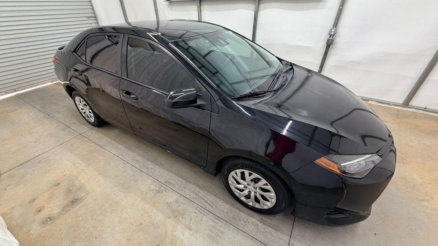 2019 Black Toyota Corolla LE (5YFBURHE2KP) with an 1.8L I-4 DOHC engine, located at 1806 Veterans Memorial Hwy SW, Austell, GA, 30168, (770) 944-9558, 33.817959, -84.606987- Photo#7