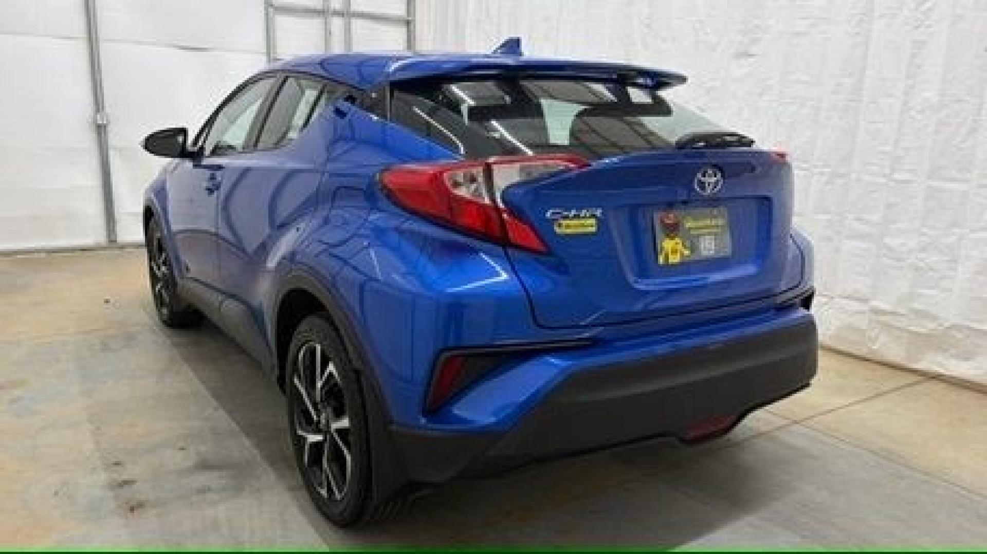 2018 Blue Toyota C-HR XLE Premium (NMTKHMBX7JR) with an 2L I-4 DOHC engine, located at 1806 Veterans Memorial Hwy SW, Austell, GA, 30168, (770) 944-9558, 33.817959, -84.606987- Photo#3