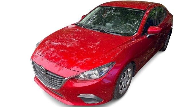 2016 Red Mazda Mazda3 i Sport (3MZBM1T71GM) with an SKYACTIV-G 2L I-4 gasoline direct injection engine, located at 1806 Veterans Memorial Hwy SW, Austell, GA, 30168, (770) 944-9558, 33.817959, -84.606987 - Photo#0