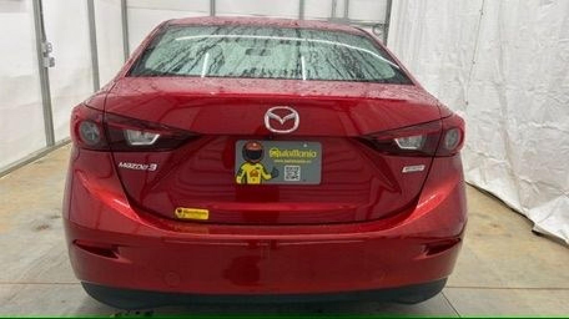 2016 Red Mazda Mazda3 i Sport (3MZBM1T71GM) with an SKYACTIV-G 2L I-4 gasoline direct injection engine, located at 1806 Veterans Memorial Hwy SW, Austell, GA, 30168, (770) 944-9558, 33.817959, -84.606987- Photo#4