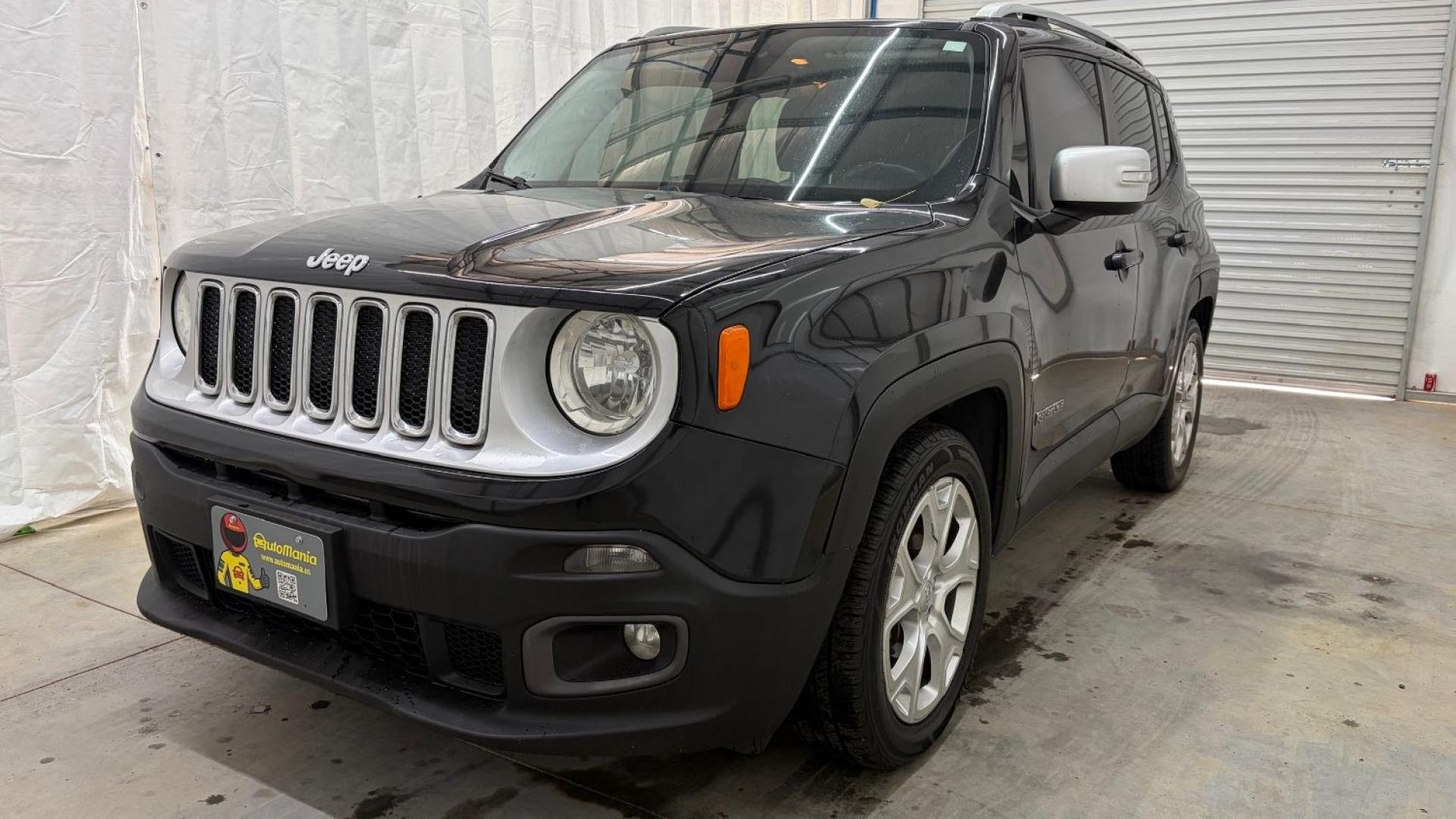 2016 Black Jeep Renegade Limited (ZACCJADT7GP) with an Tigershark MultiAir 2.4L I-4 variable valve contro engine, located at 1806 Veterans Memorial Hwy SW, Austell, GA, 30168, (770) 944-9558, 33.817959, -84.606987- Photo#0