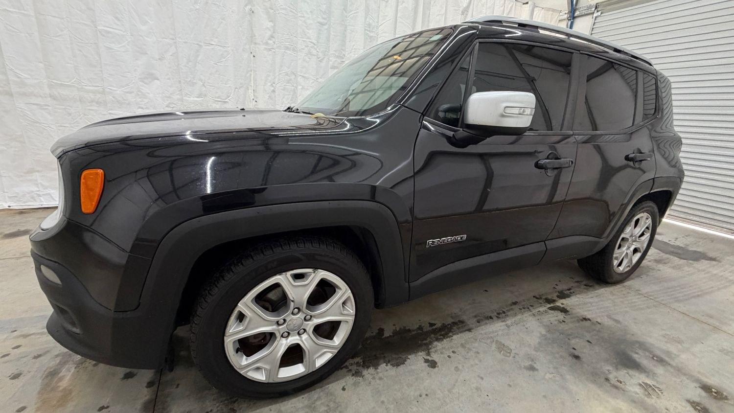 2016 Black Jeep Renegade Limited (ZACCJADT7GP) with an Tigershark MultiAir 2.4L I-4 variable valve contro engine, located at 1806 Veterans Memorial Hwy SW, Austell, GA, 30168, (770) 944-9558, 33.817959, -84.606987- Photo#1