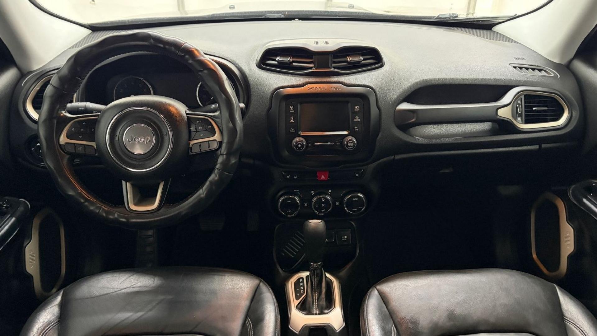 2016 Black Jeep Renegade Limited (ZACCJADT7GP) with an Tigershark MultiAir 2.4L I-4 variable valve contro engine, located at 1806 Veterans Memorial Hwy SW, Austell, GA, 30168, (770) 944-9558, 33.817959, -84.606987- Photo#16
