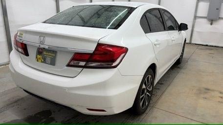 2013 White Honda Civic EX (19XFB2F84DE) with an 1.8L I-4 i-VTEC variable valve control engine, located at 1806 Veterans Memorial Hwy SW, Austell, GA, 30168, (770) 944-9558, 33.817959, -84.606987- Photo#5