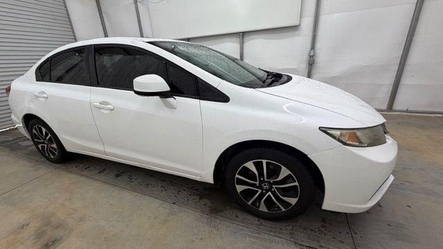 2013 White Honda Civic EX (19XFB2F84DE) with an 1.8L I-4 i-VTEC variable valve control engine, located at 1806 Veterans Memorial Hwy SW, Austell, GA, 30168, (770) 944-9558, 33.817959, -84.606987- Photo#7