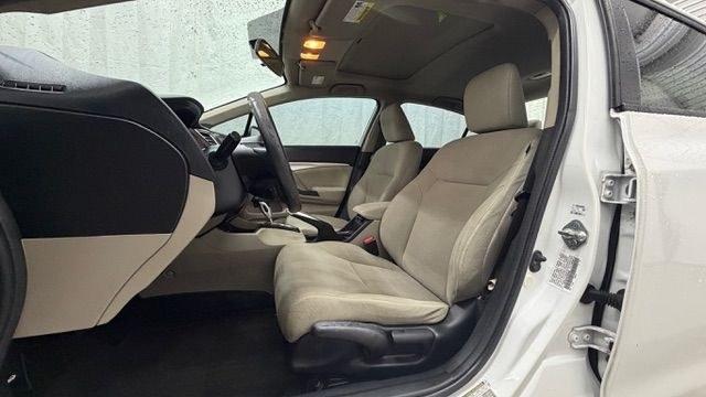 2013 White Honda Civic EX (19XFB2F84DE) with an 1.8L I-4 i-VTEC variable valve control engine, located at 1806 Veterans Memorial Hwy SW, Austell, GA, 30168, (770) 944-9558, 33.817959, -84.606987- Photo#12