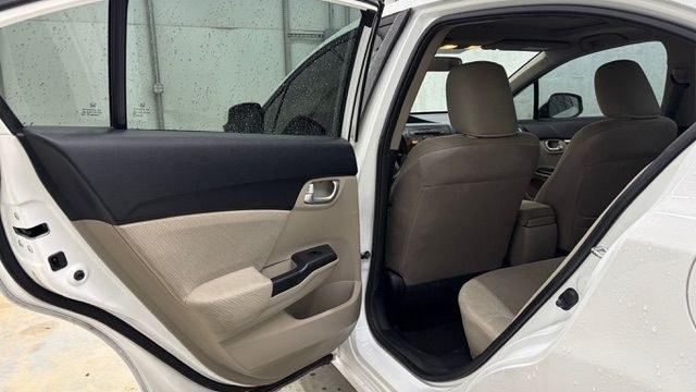 2013 White Honda Civic EX (19XFB2F84DE) with an 1.8L I-4 i-VTEC variable valve control engine, located at 1806 Veterans Memorial Hwy SW, Austell, GA, 30168, (770) 944-9558, 33.817959, -84.606987- Photo#13