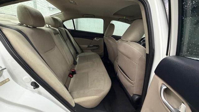 2013 White Honda Civic EX (19XFB2F84DE) with an 1.8L I-4 i-VTEC variable valve control engine, located at 1806 Veterans Memorial Hwy SW, Austell, GA, 30168, (770) 944-9558, 33.817959, -84.606987- Photo#16