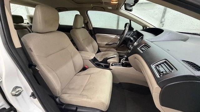 2013 White Honda Civic EX (19XFB2F84DE) with an 1.8L I-4 i-VTEC variable valve control engine, located at 1806 Veterans Memorial Hwy SW, Austell, GA, 30168, (770) 944-9558, 33.817959, -84.606987- Photo#17