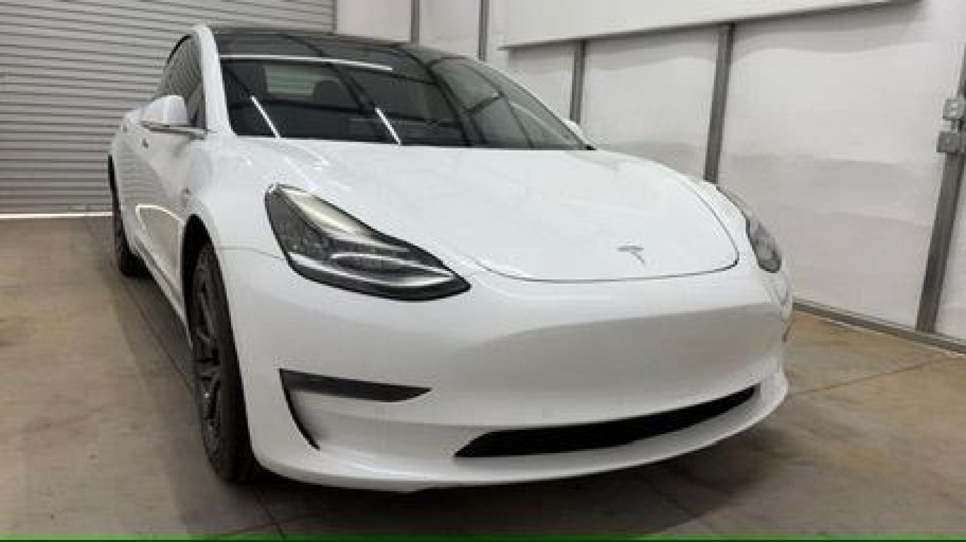 2019 White Tesla Model 3 Standard Range (5YJ3E1EA0KF) , located at 1806 Veterans Memorial Hwy SW, Austell, GA, 30168, (770) 944-9558, 33.817959, -84.606987- Photo#8