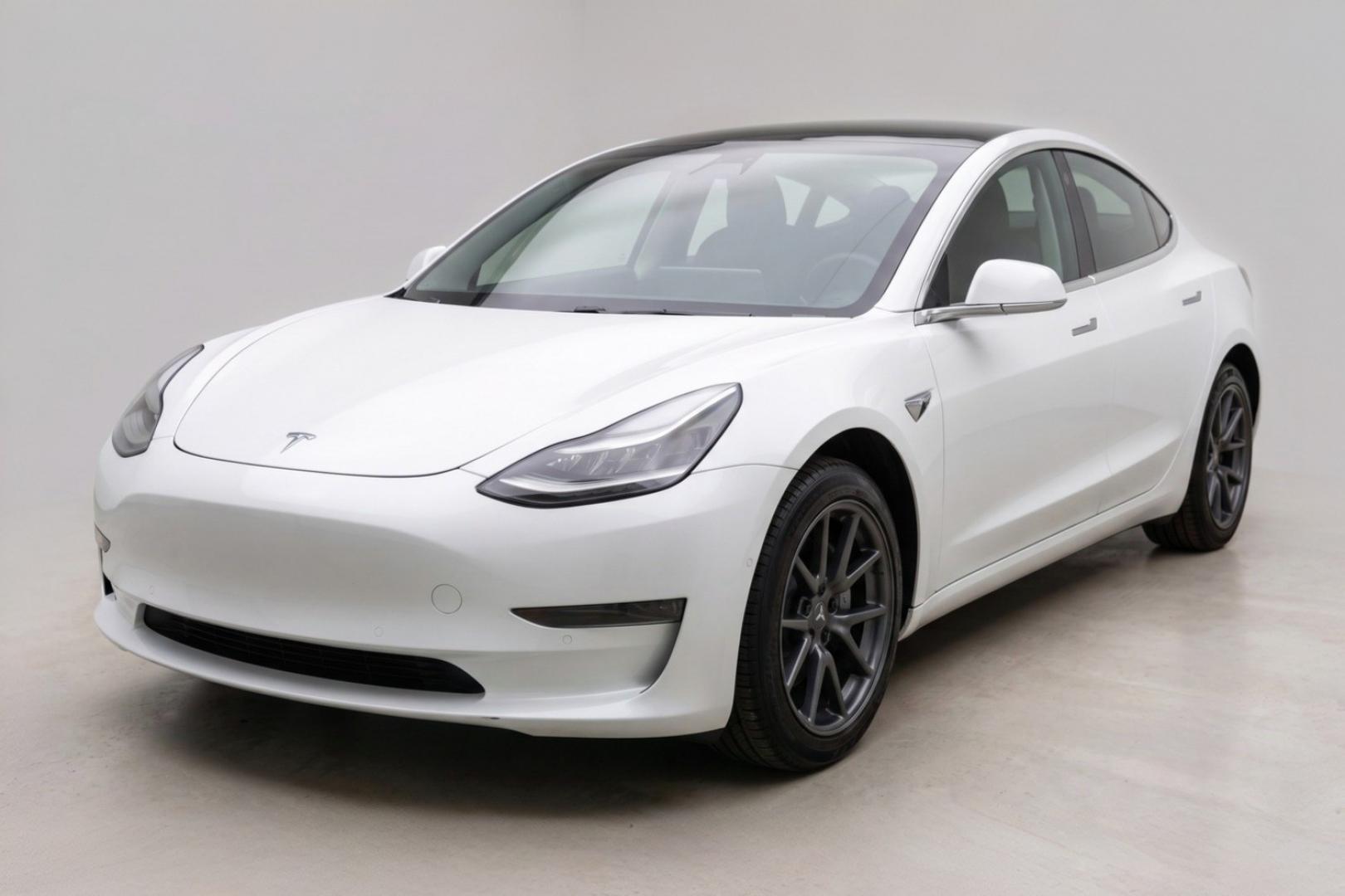 2019 White Tesla Model 3 Standard Range (5YJ3E1EA0KF) , located at 1806 Veterans Memorial Hwy SW, Austell, GA, 30168, (770) 944-9558, 33.817959, -84.606987- Photo#0