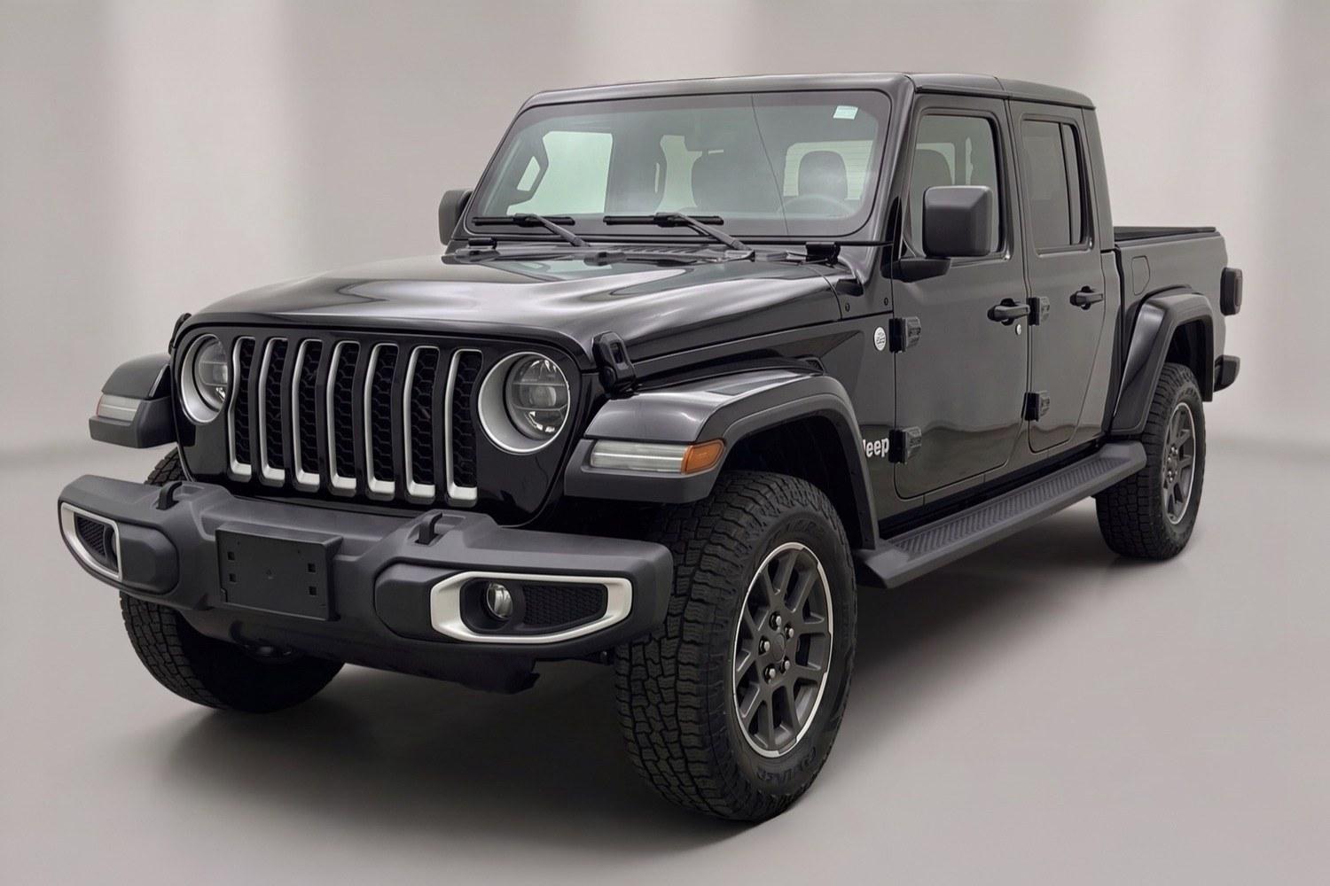 2020 Black Jeep Gladiator Overland 4x4 (1C6HJTFGXLL) with an 3.6L V-6 DOHC engine, located at 1806 Veterans Memorial Hwy SW, Austell, GA, 30168, (770) 944-9558, 33.817959, -84.606987- Photo#0