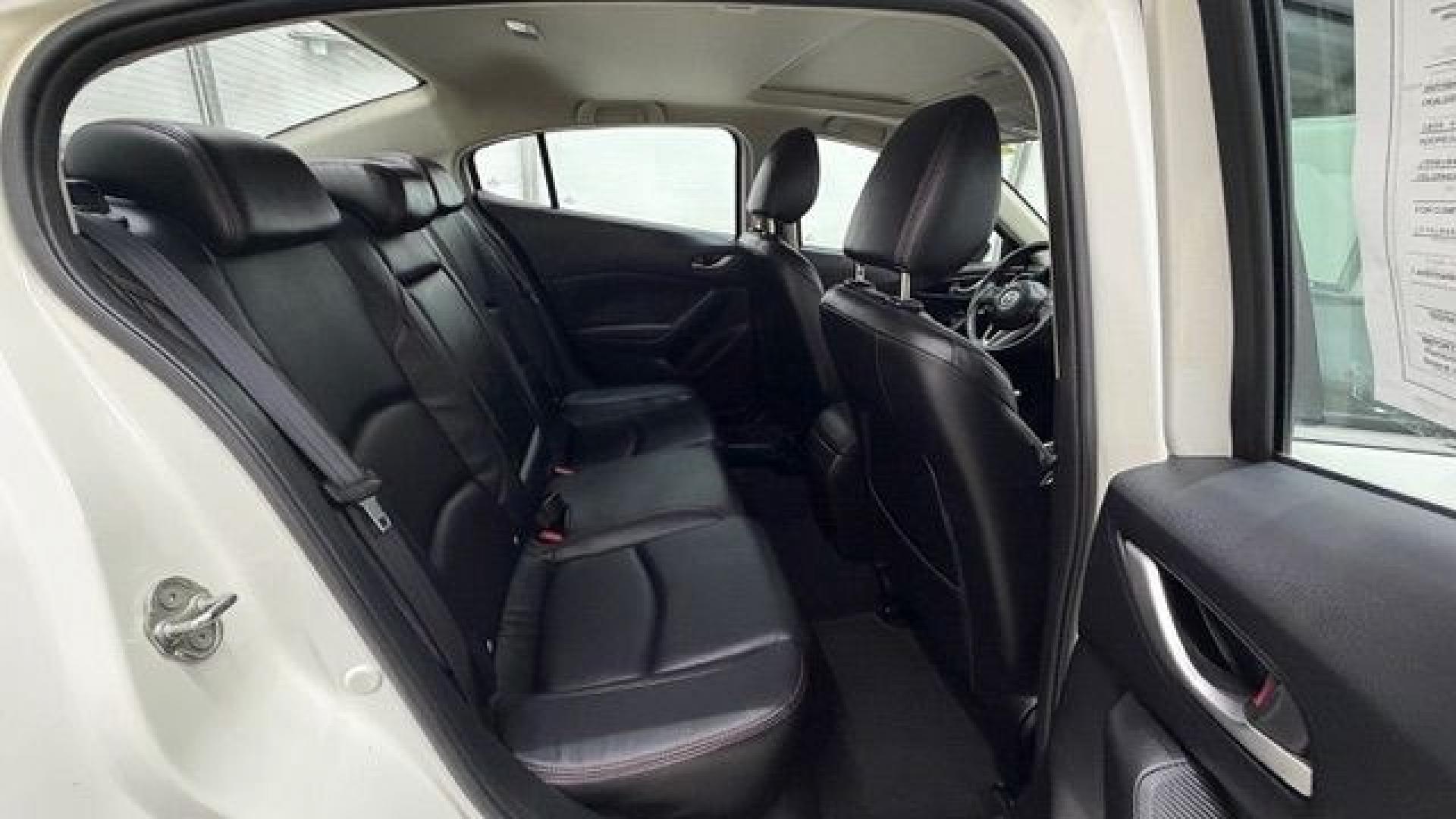 2014 White Mazda Mazda3 i Grand Touring (JM1BM1W75E1) with an SKYACTIV-G 2L I-4 gasoline direct injection engine, located at 1806 Veterans Memorial Hwy SW, Austell, GA, 30168, (770) 944-9558, 33.817959, -84.606987- Photo#16